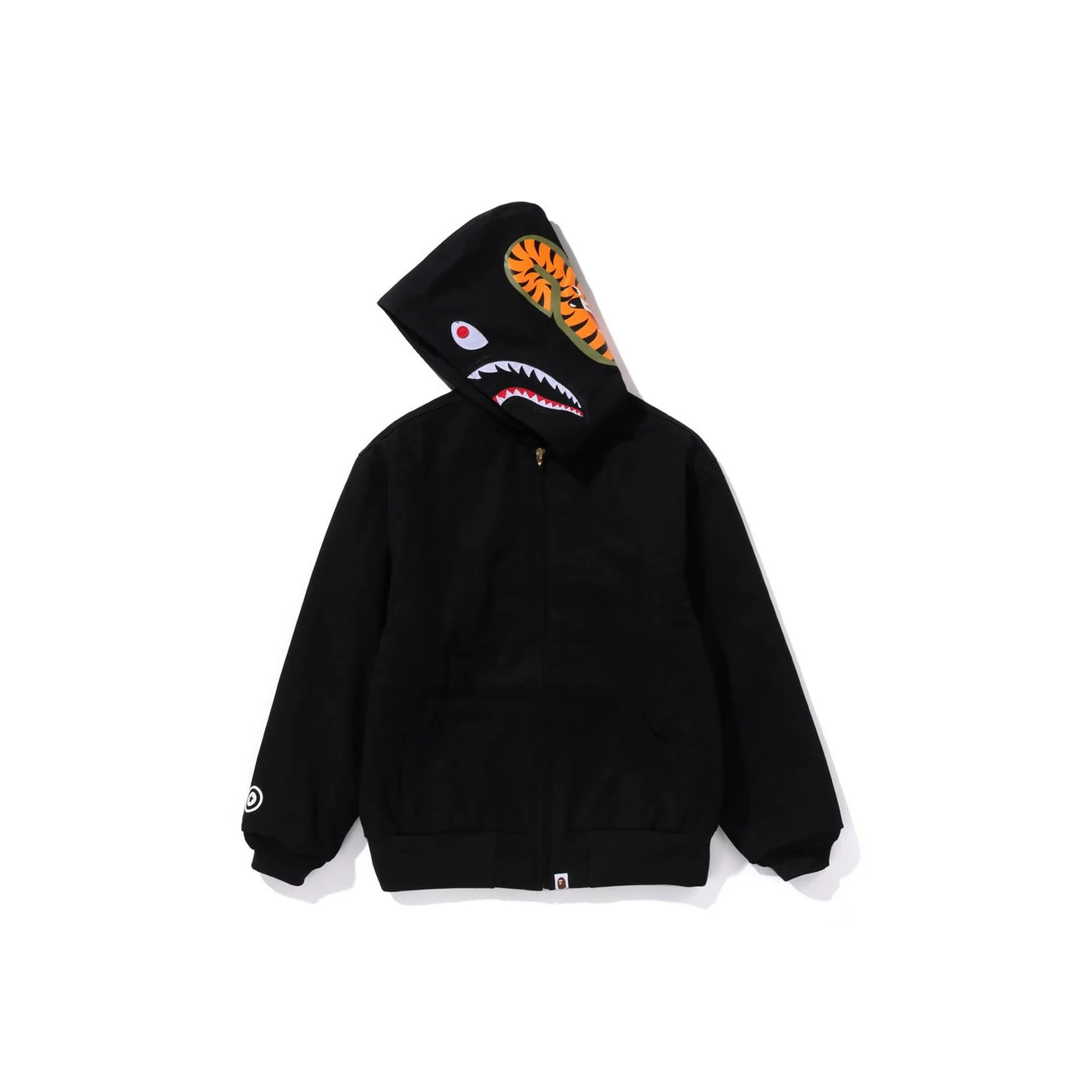 BAPE Shark Work Hoodie Jacket 'Black' - Image 2