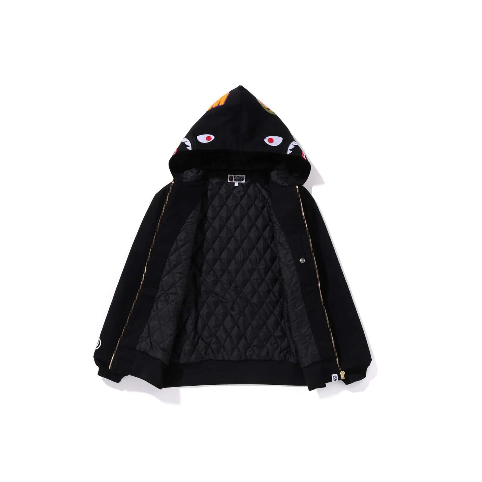 BAPE Shark Work Hoodie Jacket 'Black' - Image 3