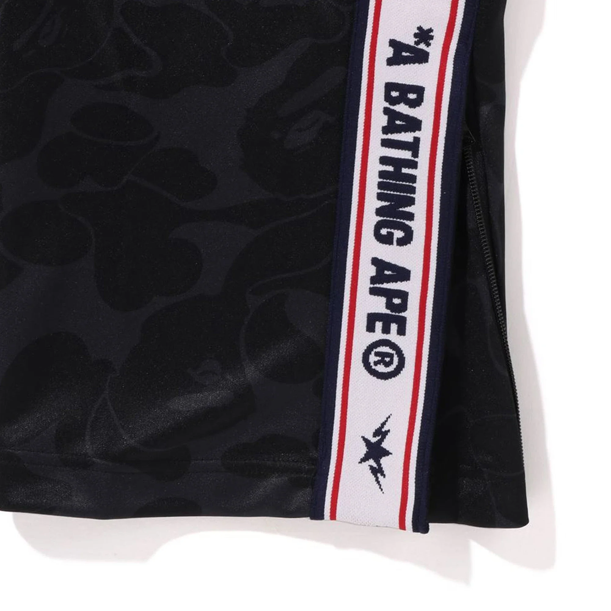 BAPE Solid Camo One Point Relaxed Fit Sweatpants 'Black' - Image 5