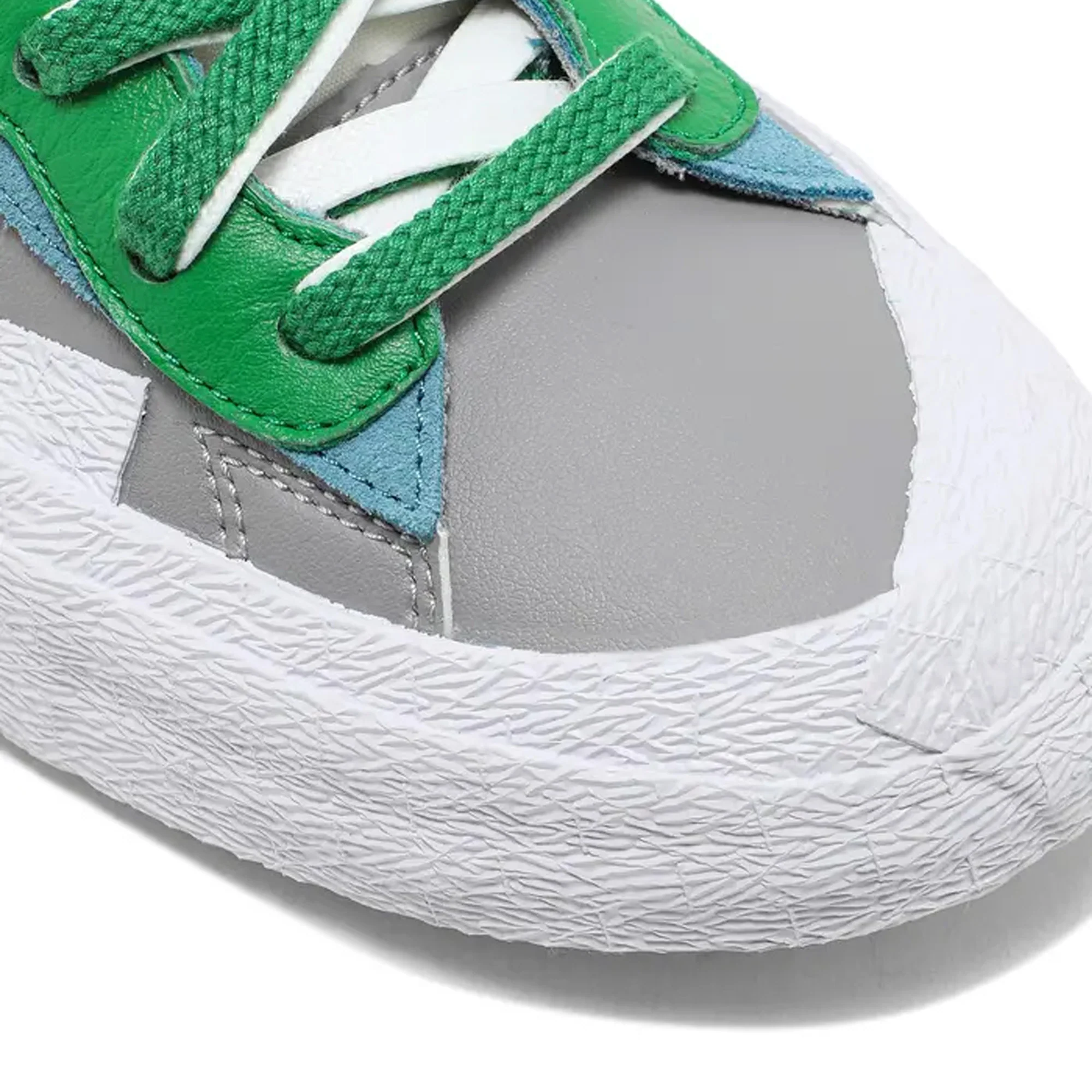 Nike Blazer Low x Sacai 'Medium Grey Classic Green' - Image 9