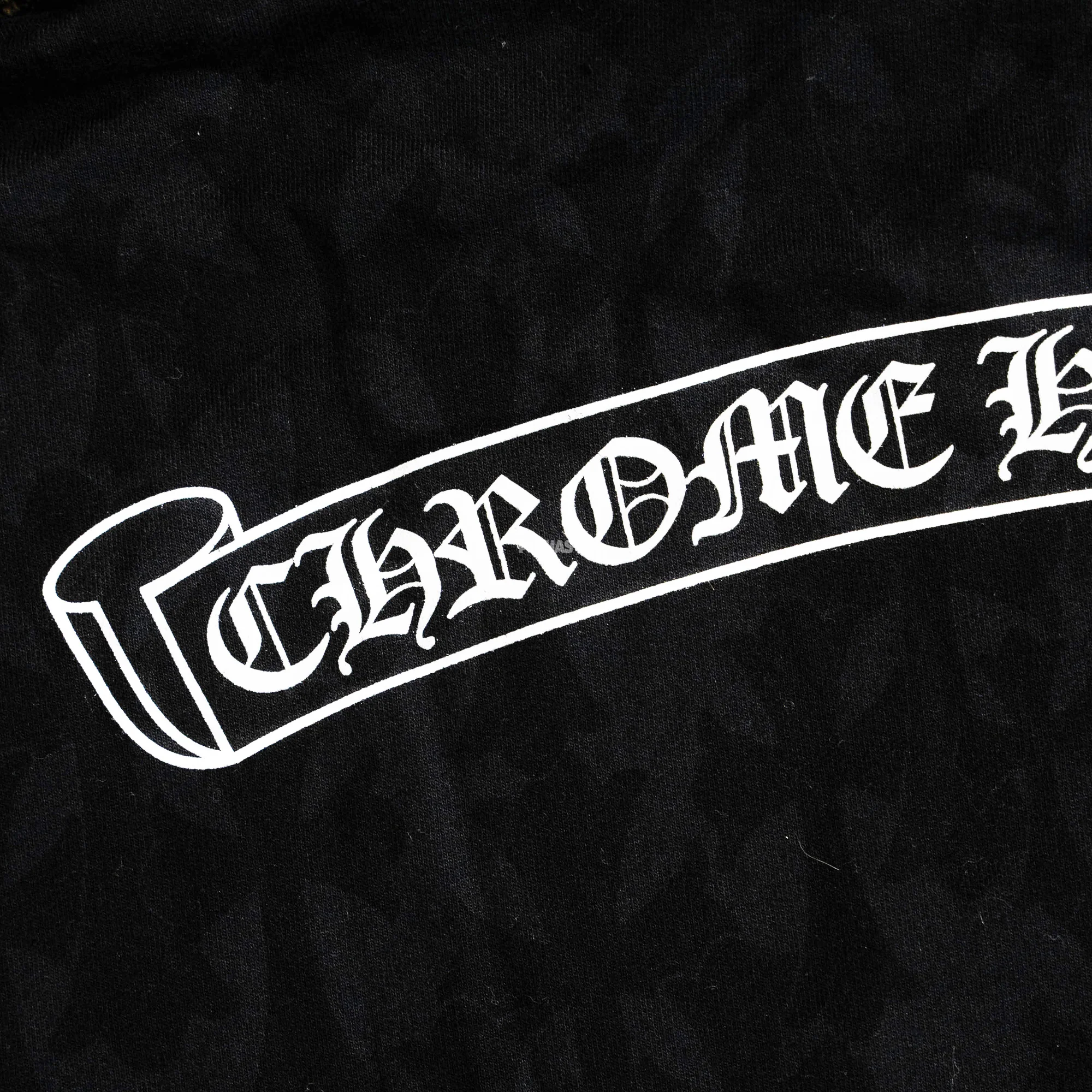 Chrome Hearts Cemetery Cross Print Zip Up Hoodie 'Black' - Image 7
