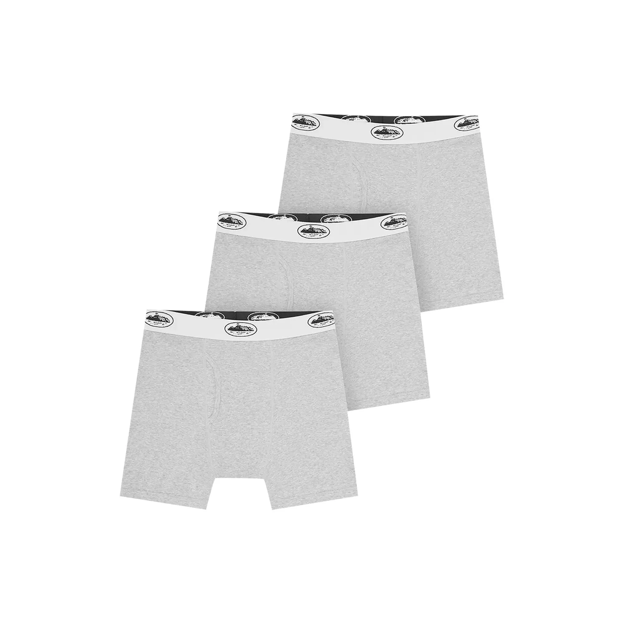 Corteiz Alcatraz Boxers (3 Pack) 'Grey' (2025) - Image 2