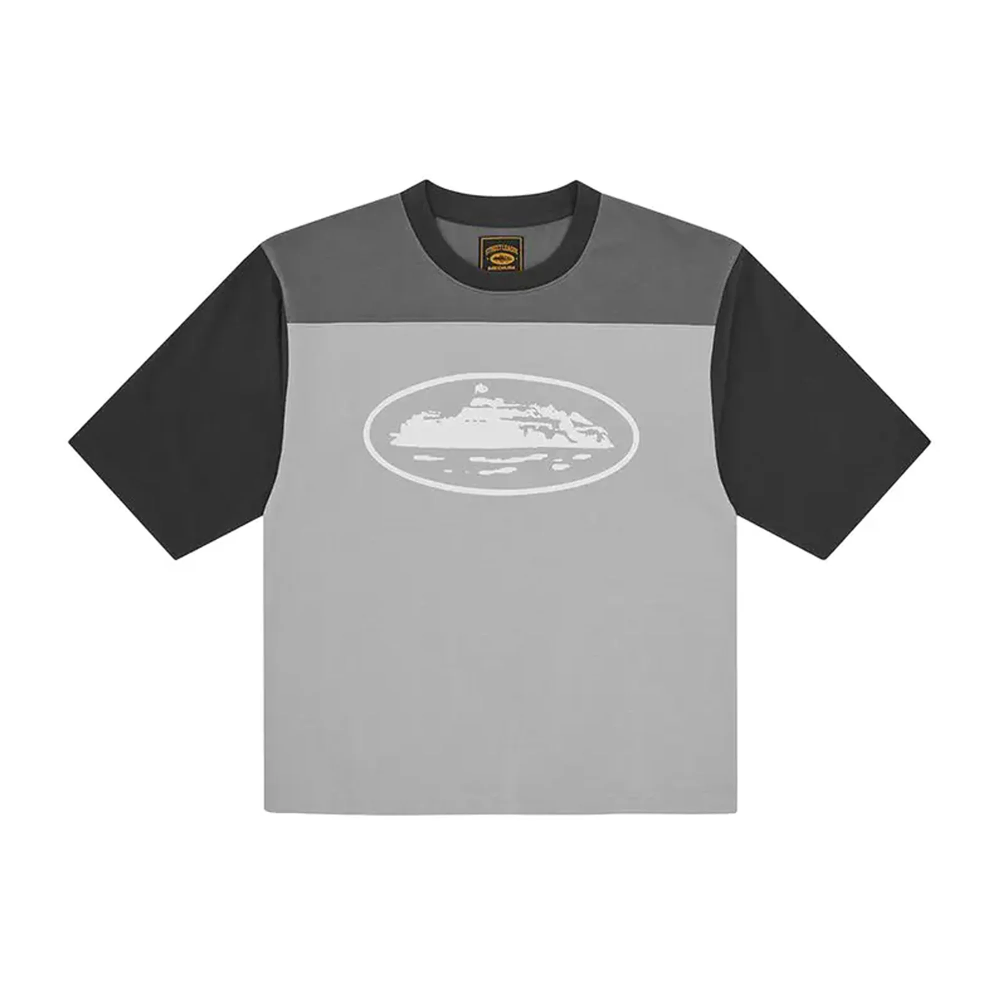 Corteiz Alcatraz Heavyweight Varsity Jersey 'Grey' (2024)
