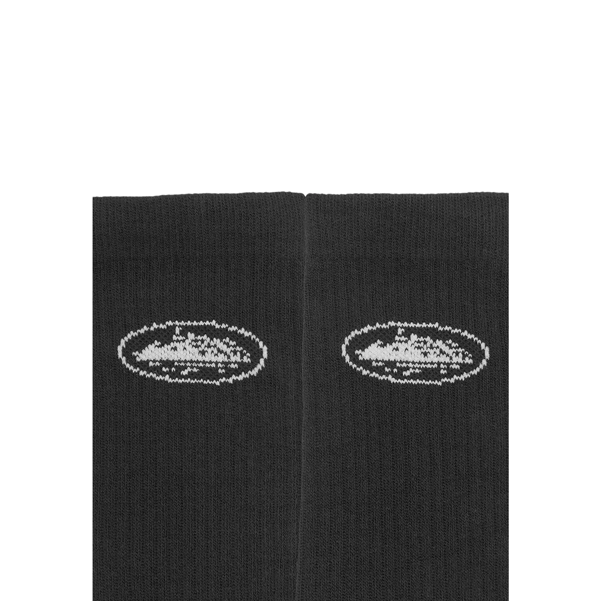 Corteiz Alcatraz Socks (2 Pack) 'Black' (2023) - Image 2