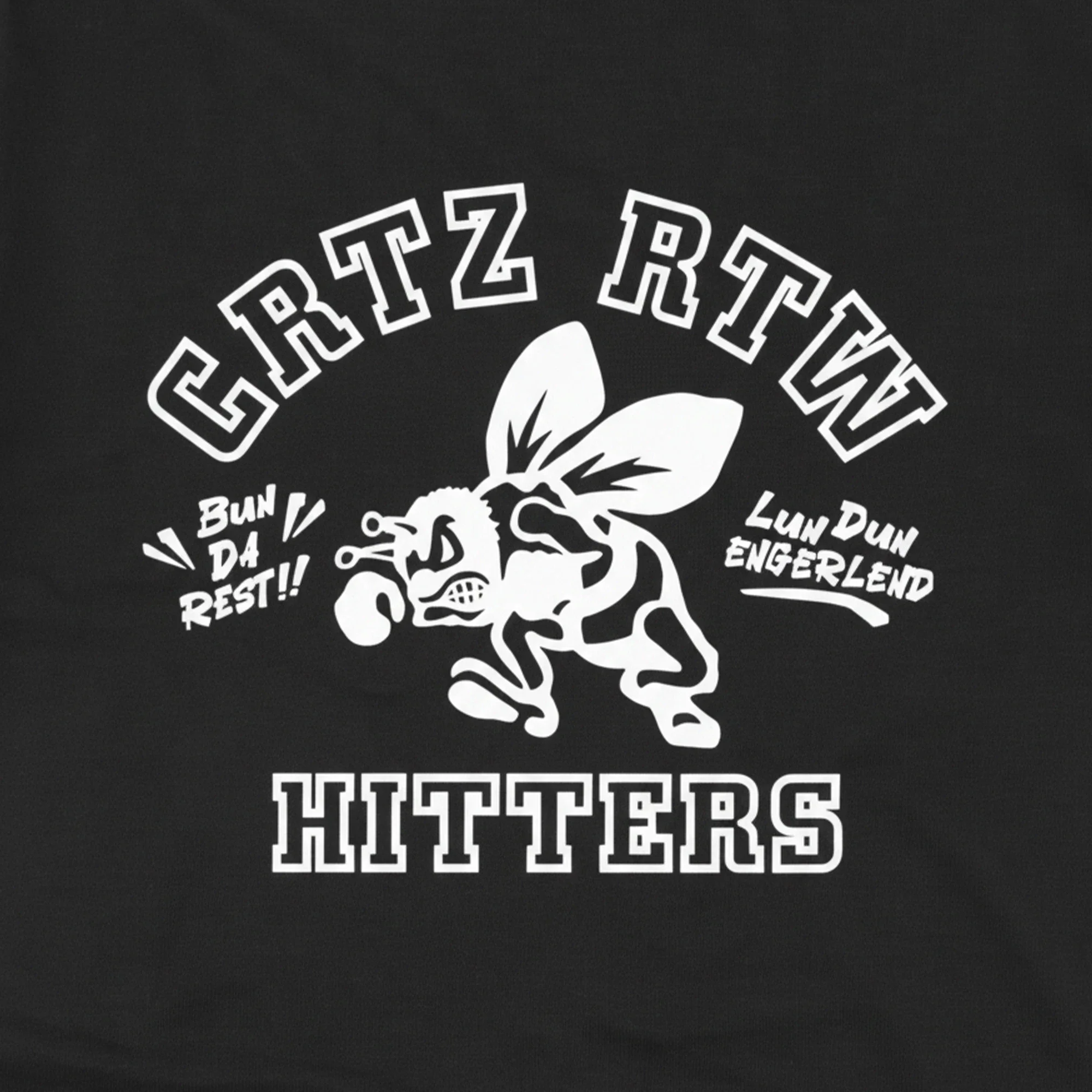 Corteiz CRTZ The Hitters Tee 'Black' (2024) - Image 2