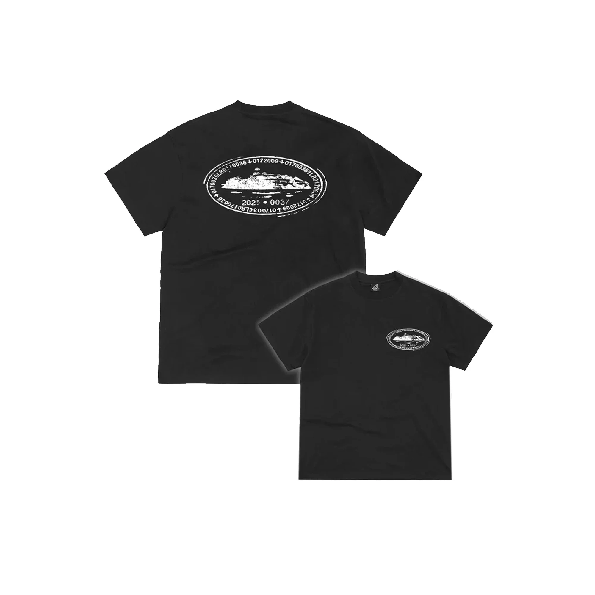 Corteiz Island Stamp Tee 'Black' - Image 3