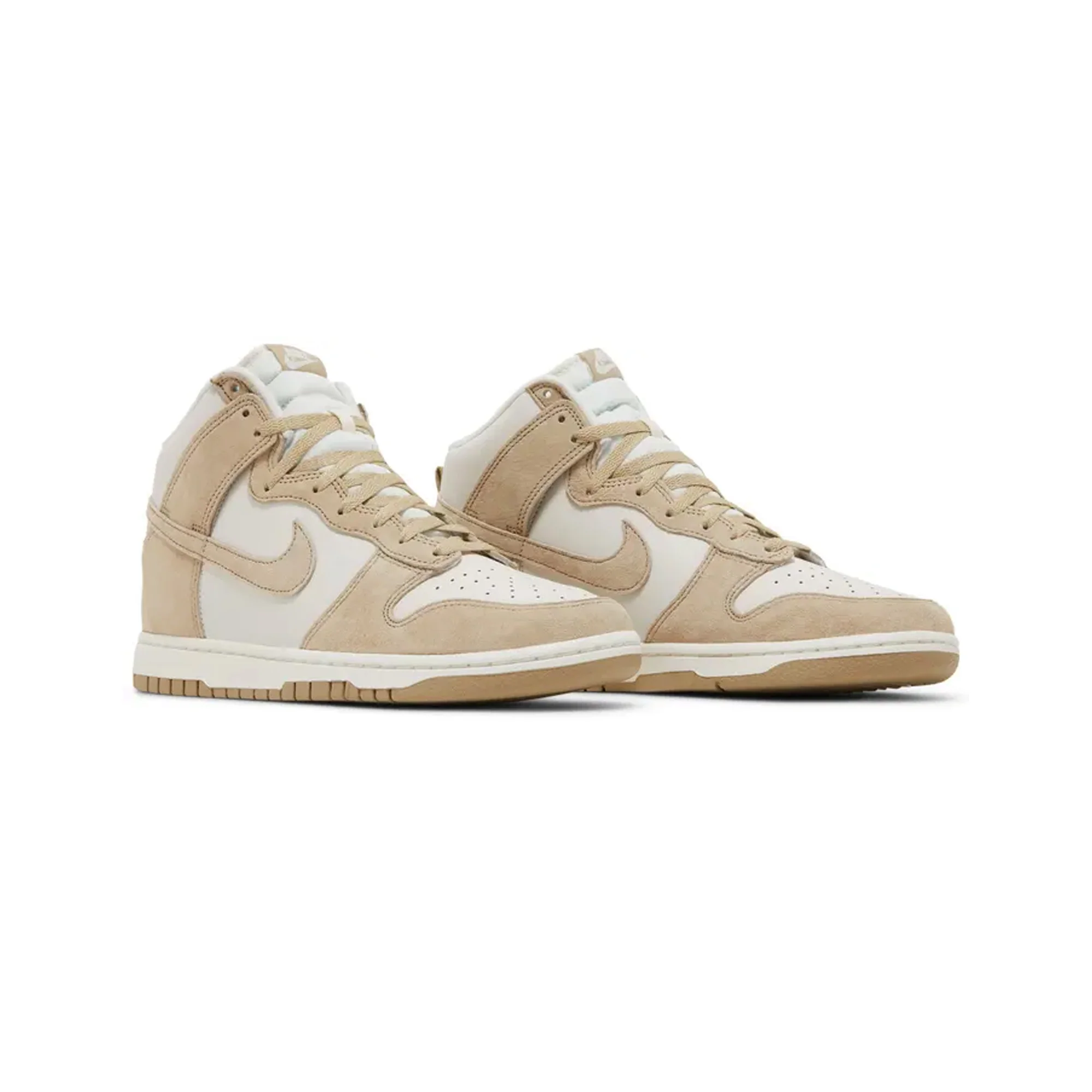 Nike Dunk High Retro PRM 'Tan Suede White' (2022) - Image 2