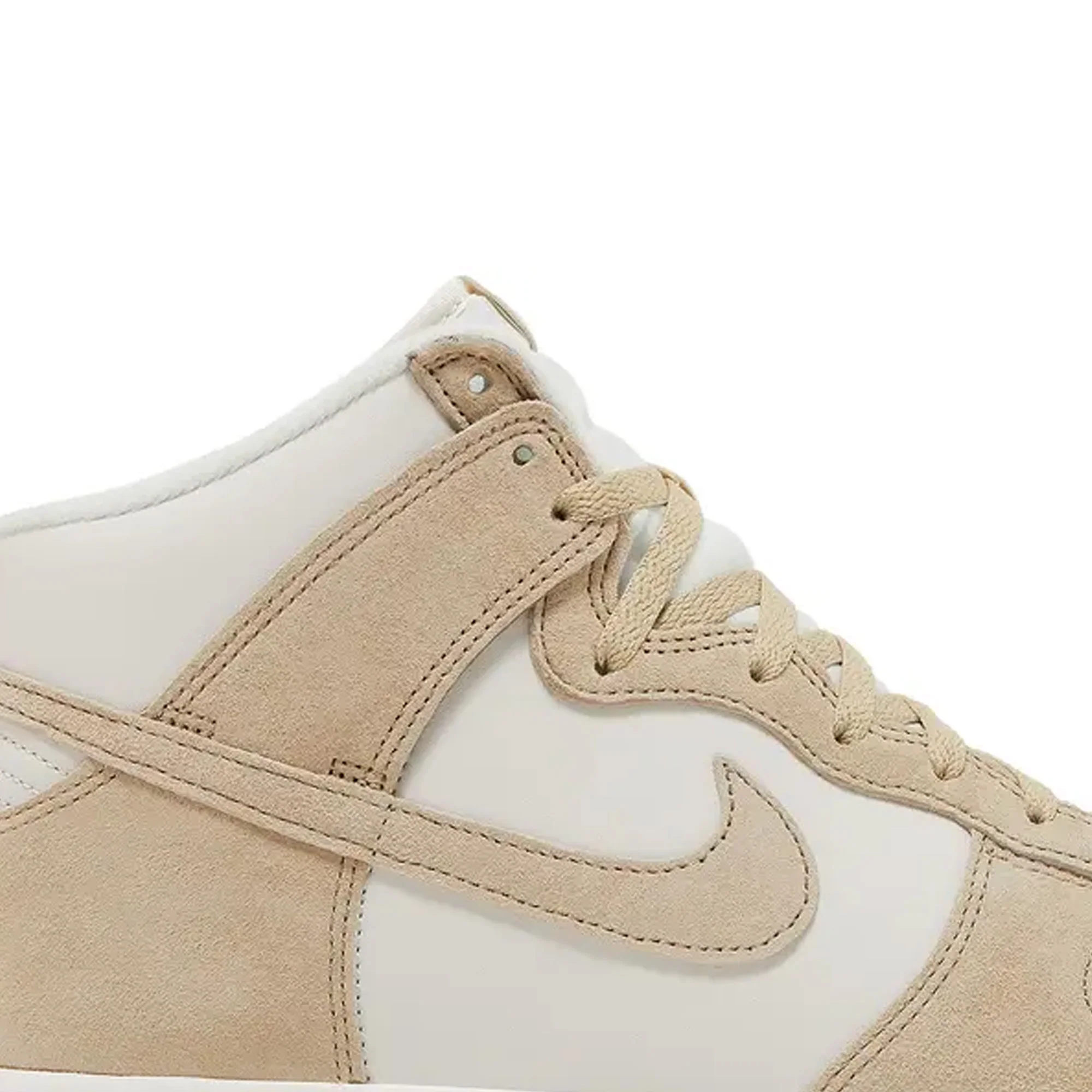 Nike Dunk High Retro PRM 'Tan Suede White' (2022) - Image 6