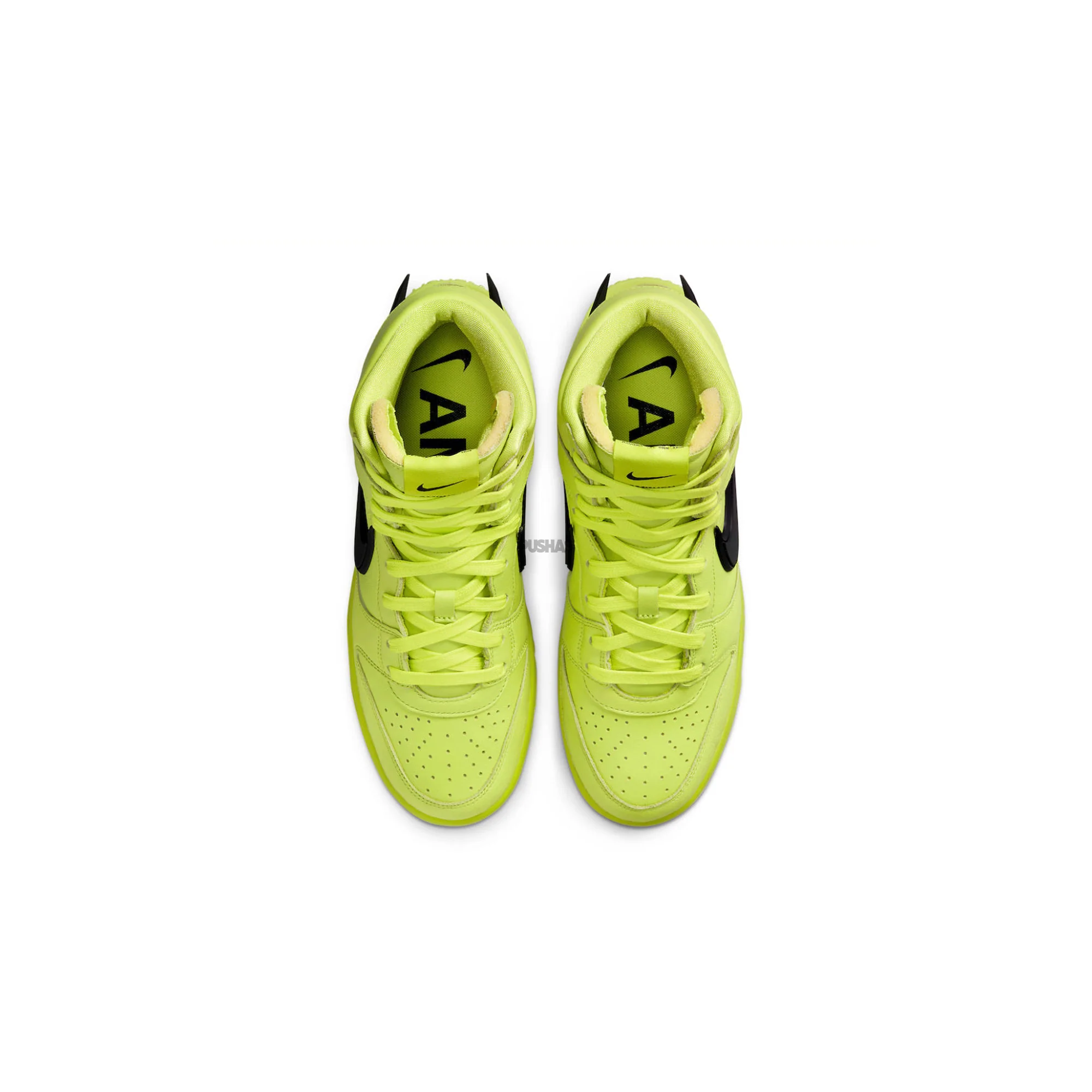 Nike Dunk High AMBUSH 'Flash Lime' (2021) - Image 4