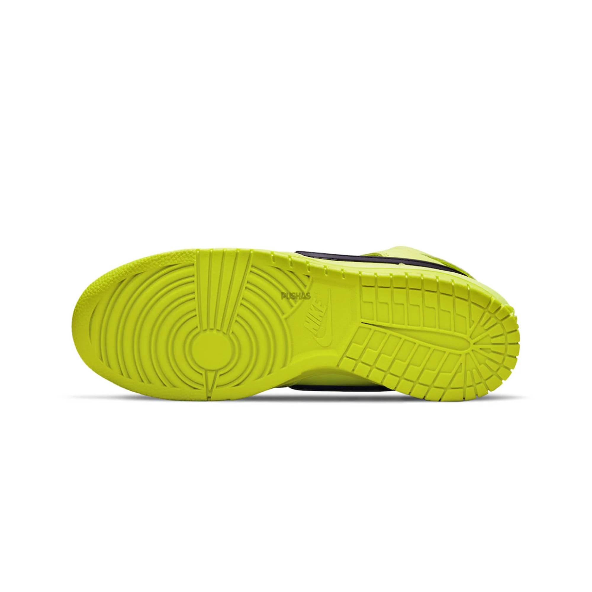 Nike Dunk High AMBUSH 'Flash Lime' (2021) - Image 6