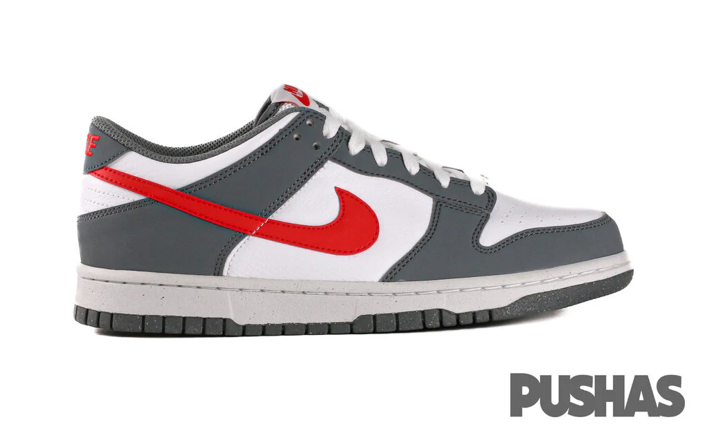 Dunk Low Next Nature 'Smoke Grey Light Crimson' GS (2022) - Image 2