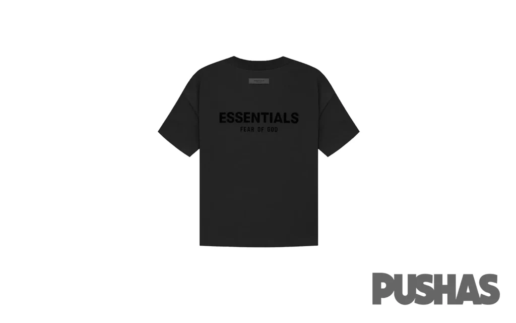 Essentials T-Shirt 'Black/Stretch Limo' (2021) - Image 2
