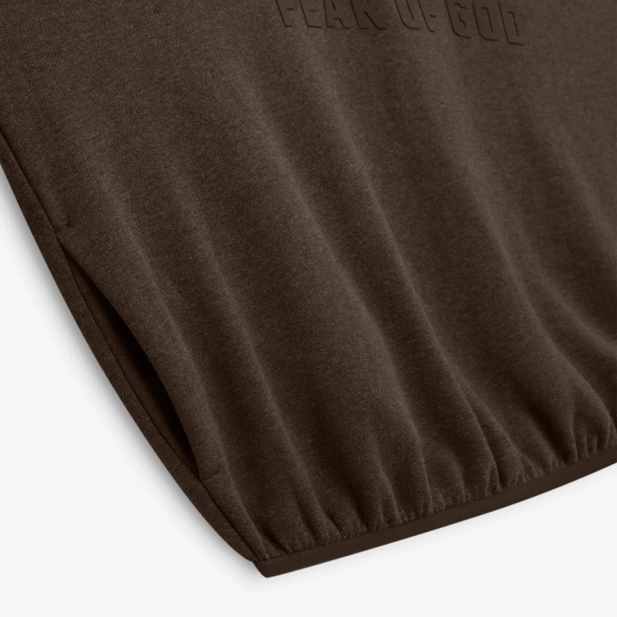 Fear of God Essentials Hoodie 'Heather Wood' (2024) - Image 3