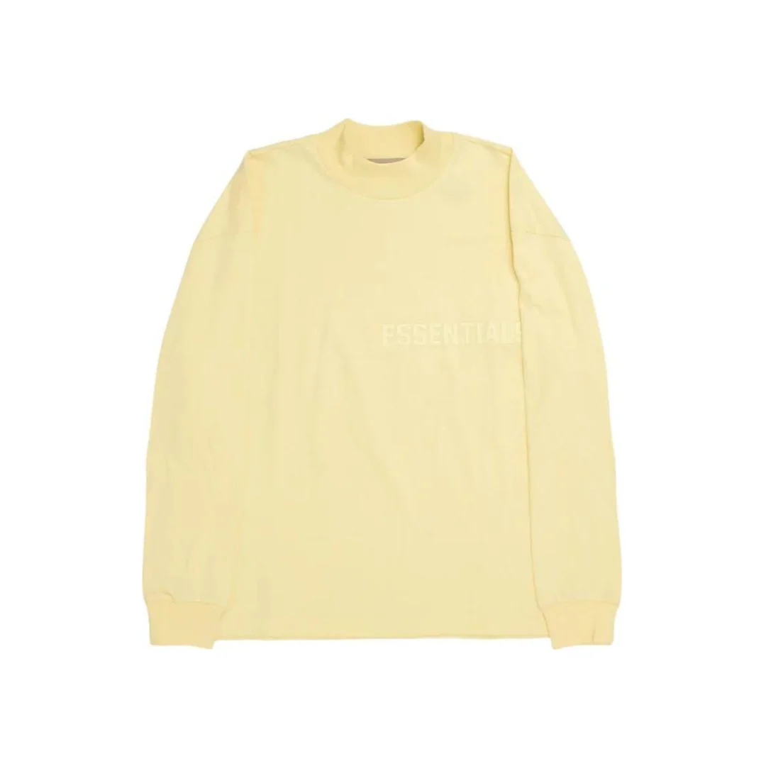 Fear of God Essentials Long-Sleeve Tee 'Canary' (2022)