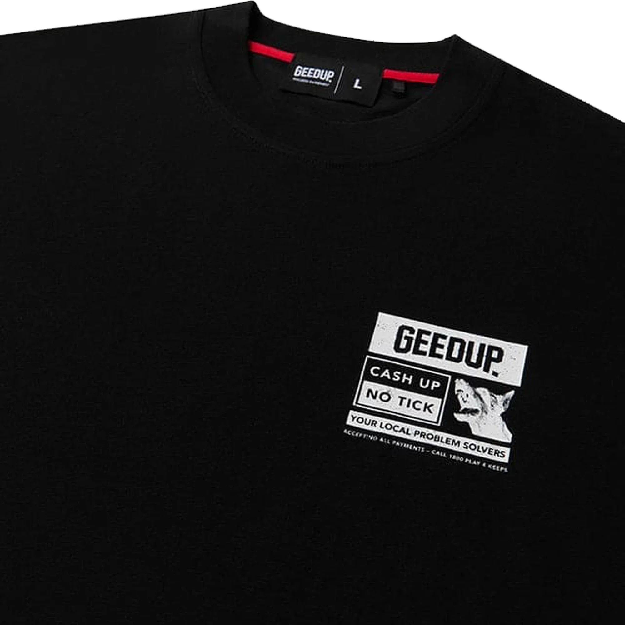 Geedup Dollamen Dobermann T-Shirt 'Black / White' (2025) - Image 3