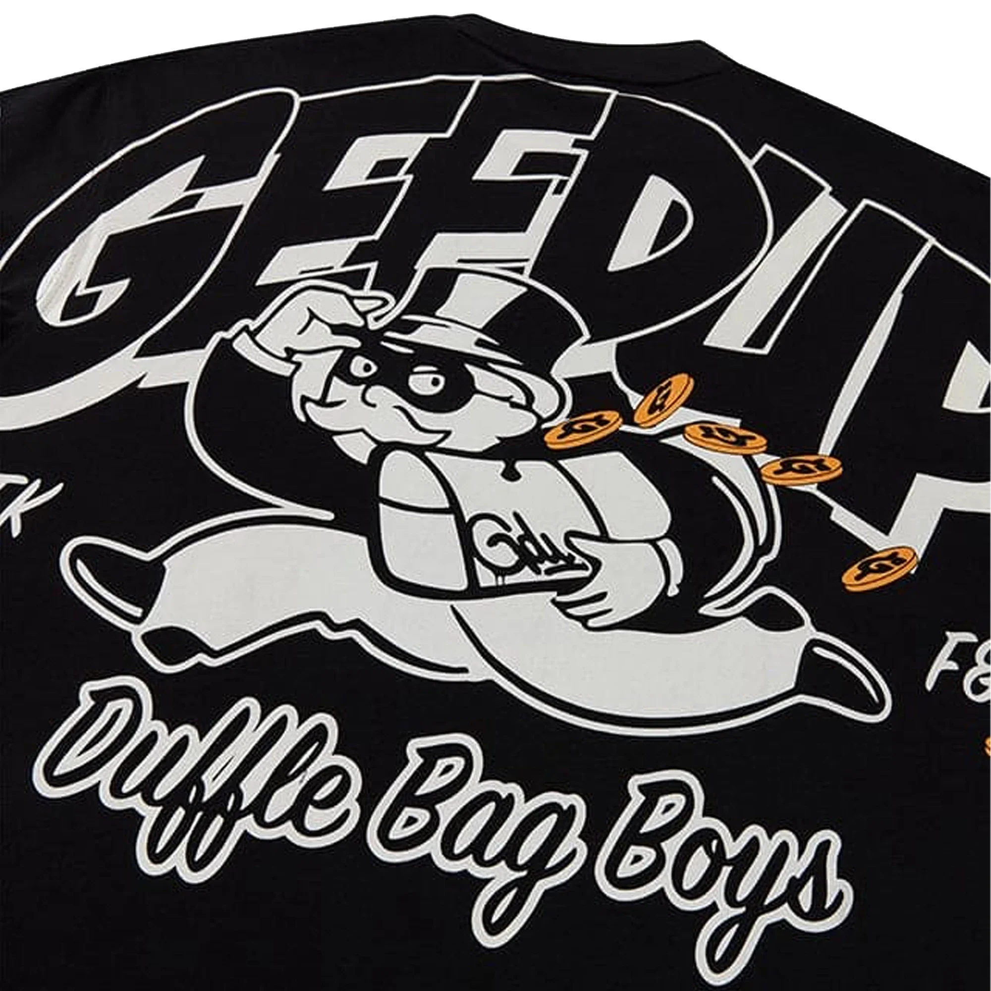 Geedup Duffle Bag Boys T-Shirt 'Black / White' (2025) - Image 3