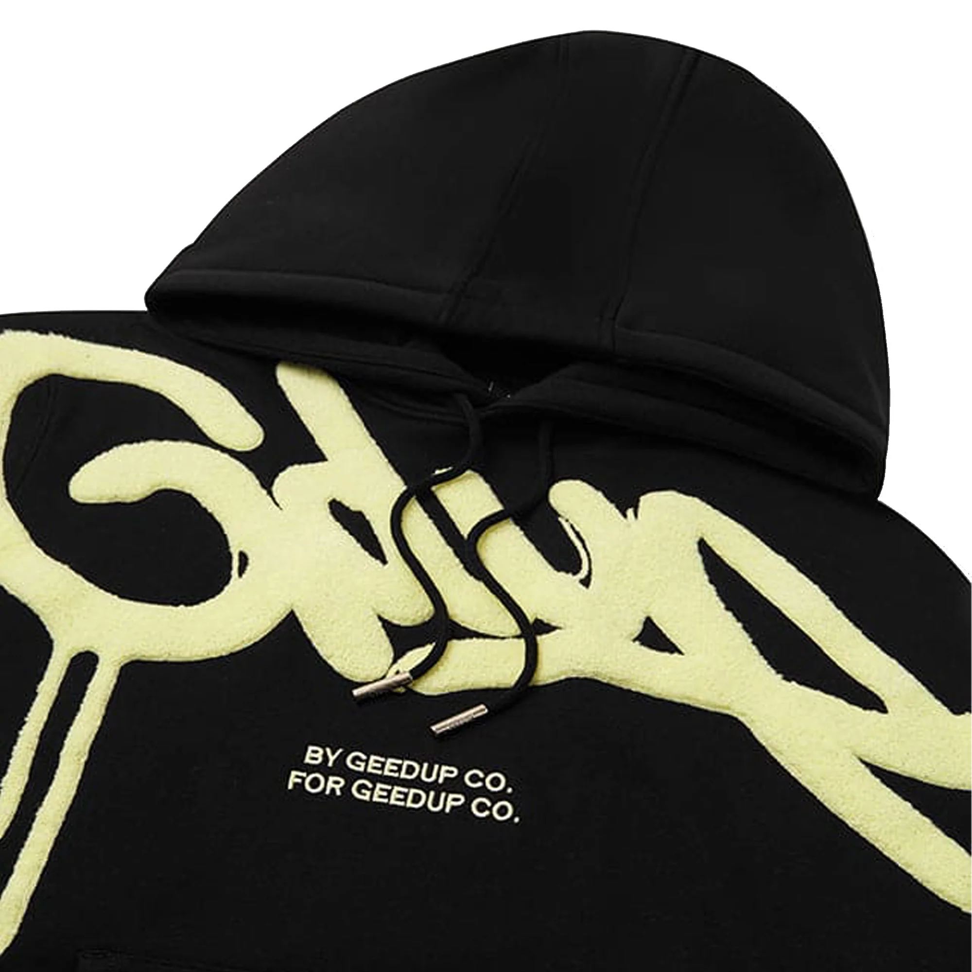 Geedup Handstyle Hoodie 'Black / Sorbet' (2025) - Image 2