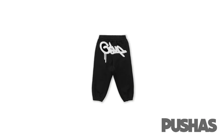 Geedup Handstyle Kids Tracksuit 'Black White' - Image 2