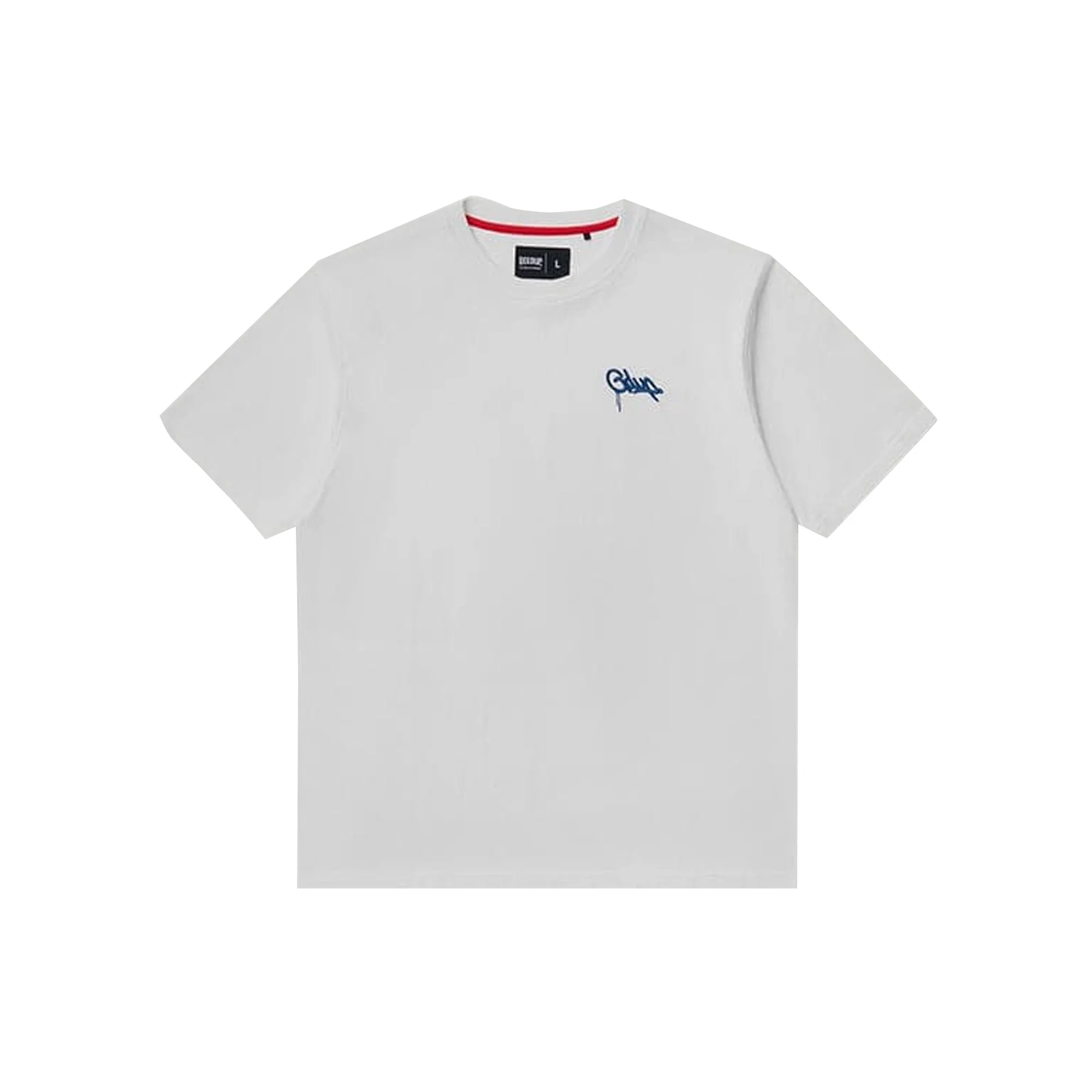 Geedup Micro Handstyle T-Shirt 'White / Blue' (2025)