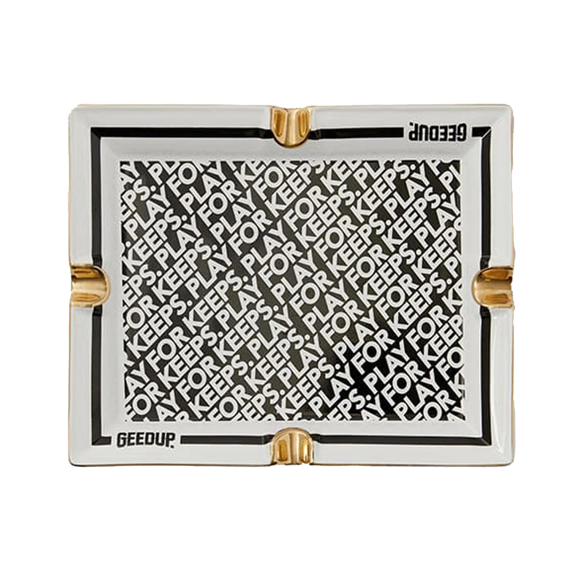 Geedup PFK Ash Tray 'White / Black'