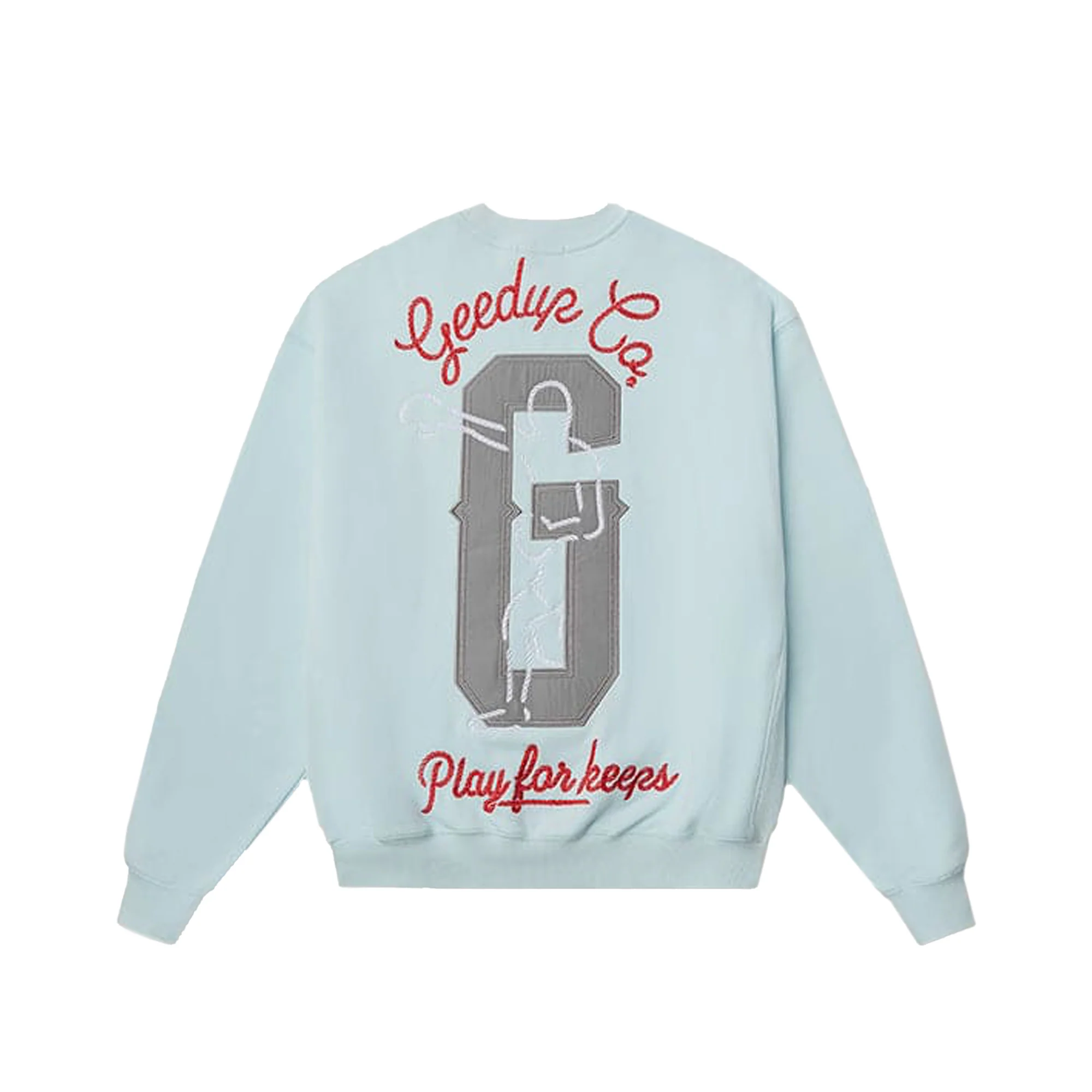Geedup PFK Boxer Crewneck 'Cool Blue / Red' (2025)