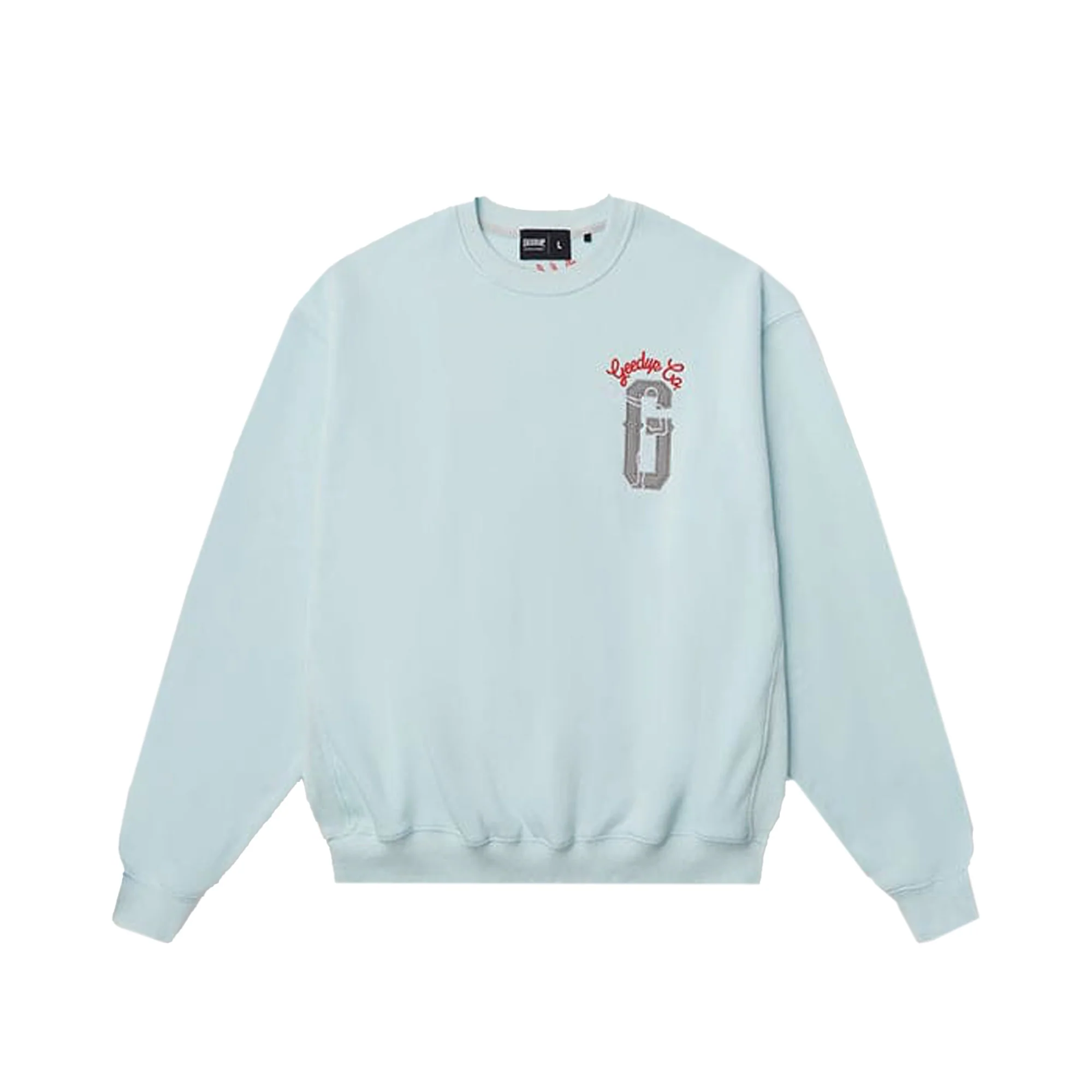Geedup PFK Boxer Crewneck 'Cool Blue / Red' (2025) - Image 2