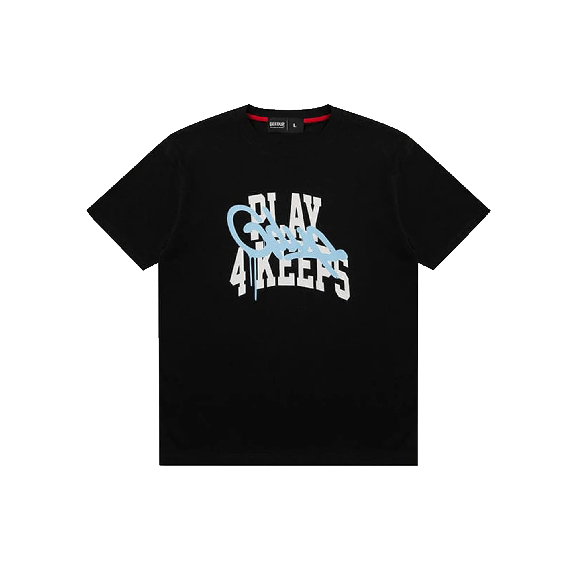 Geedup Play 4 Keeps T-Shirt 'Black / Blue' (2025)