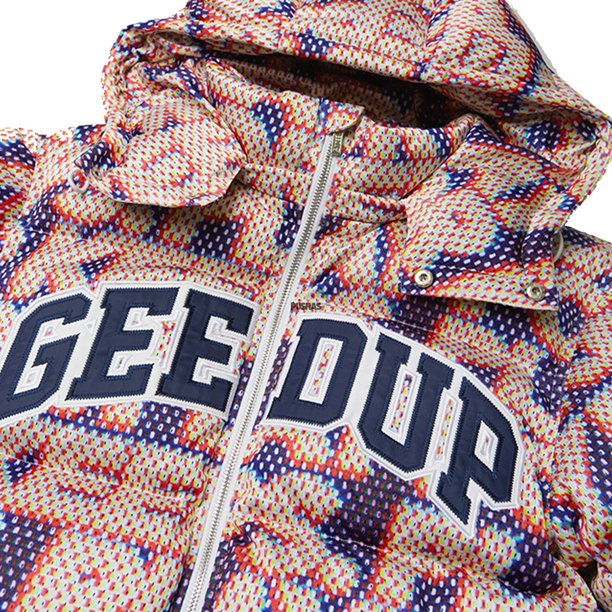 Geedup Play For Keeps Static Puffer Jacket 'Multi Colour' (2024) - Image 4