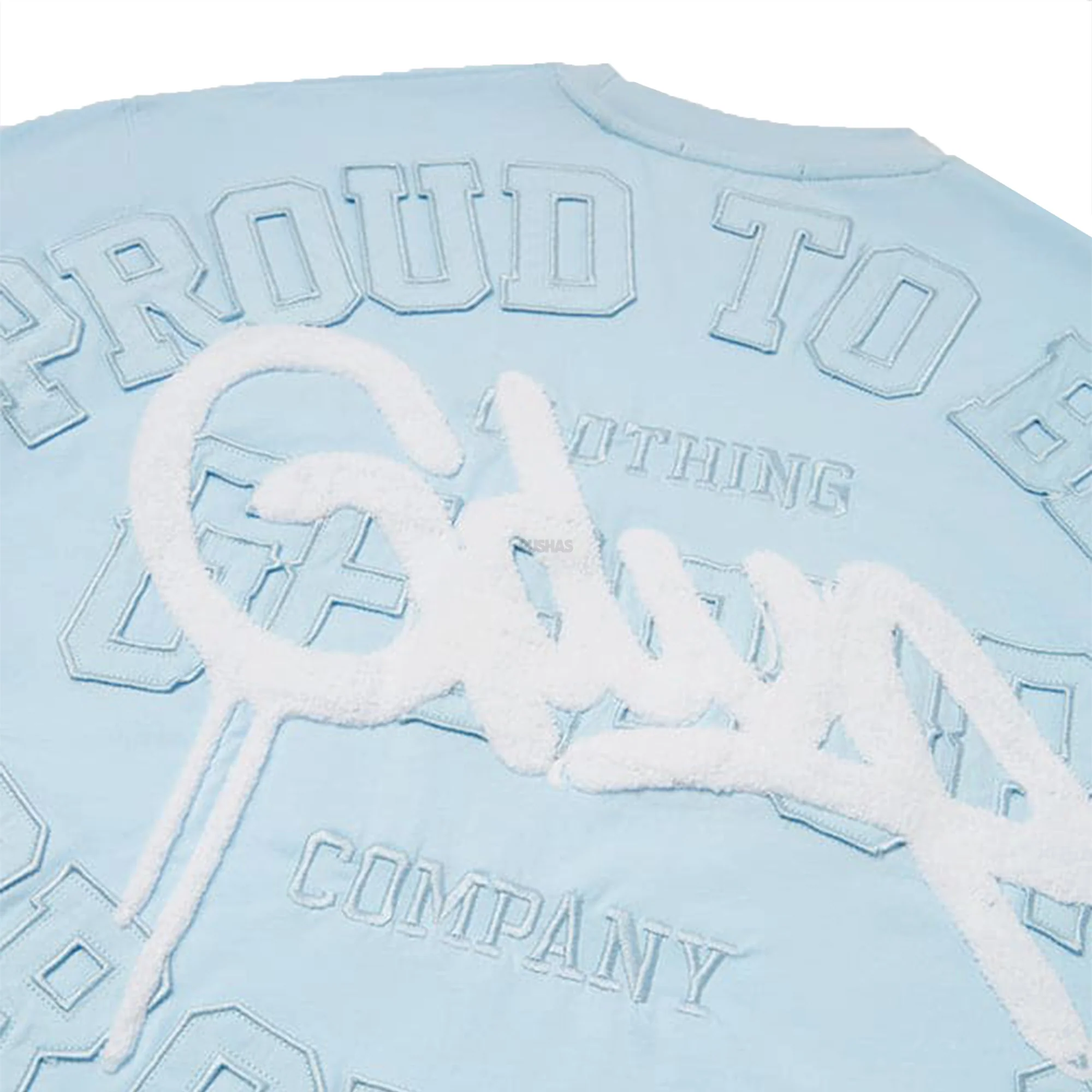 Geedup Proud To Be A Problem T-Shirt 'Cool Blue / White' - Image 3