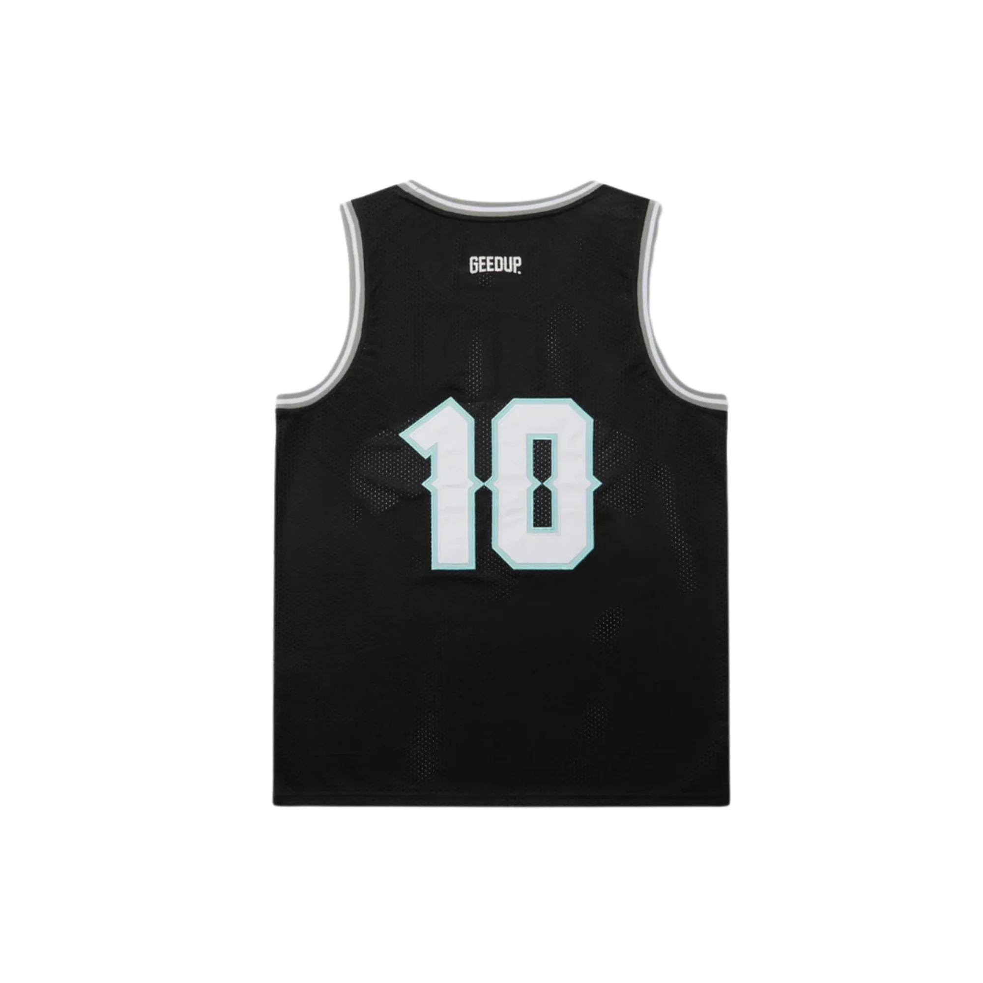 Geedup Team Logo Basketball Jersey 'Black / White / Blue' (2024) - Image 2