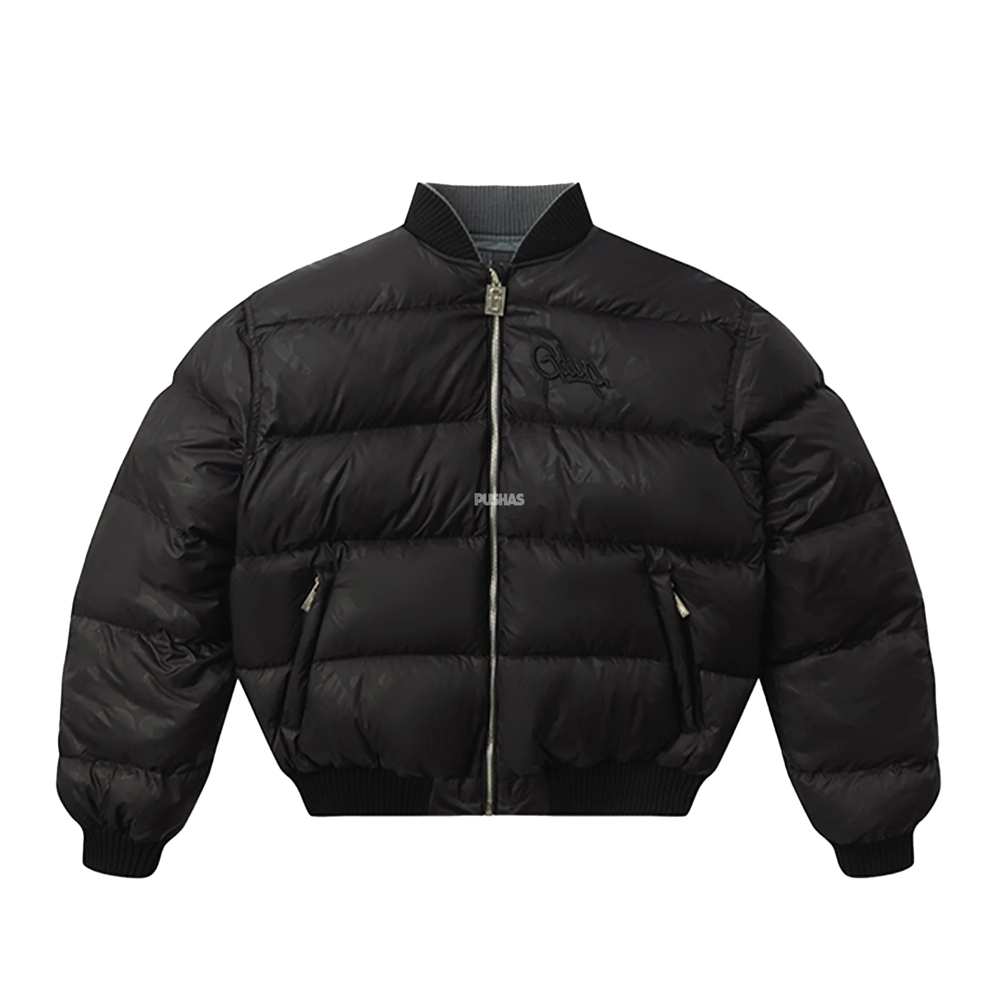 Geedup Team Logo/Handstyle Reversible Bomber 'Grey / Black' (2025) - Image 2