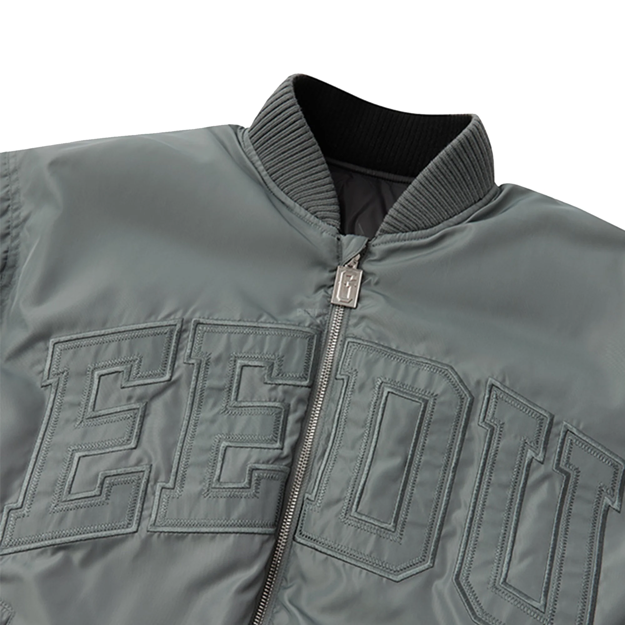 Geedup Team Logo/Handstyle Reversible Bomber 'Grey / Black' (2025) - Image 7