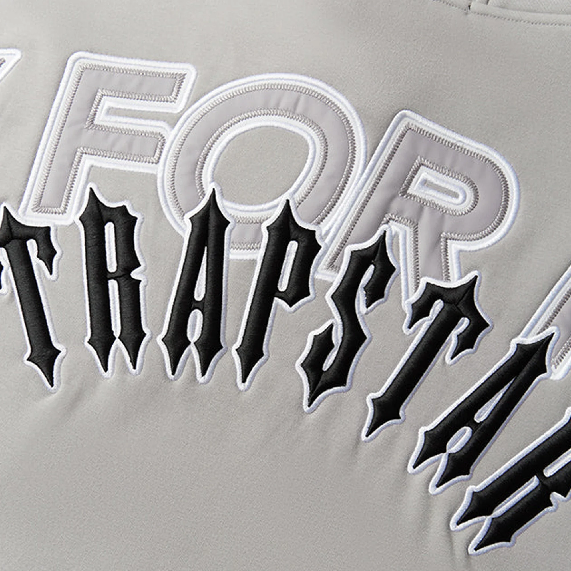 Geedup x Trapstar PFK x Irongate Hoodie 'Grey / Black' (2025) - Image 4