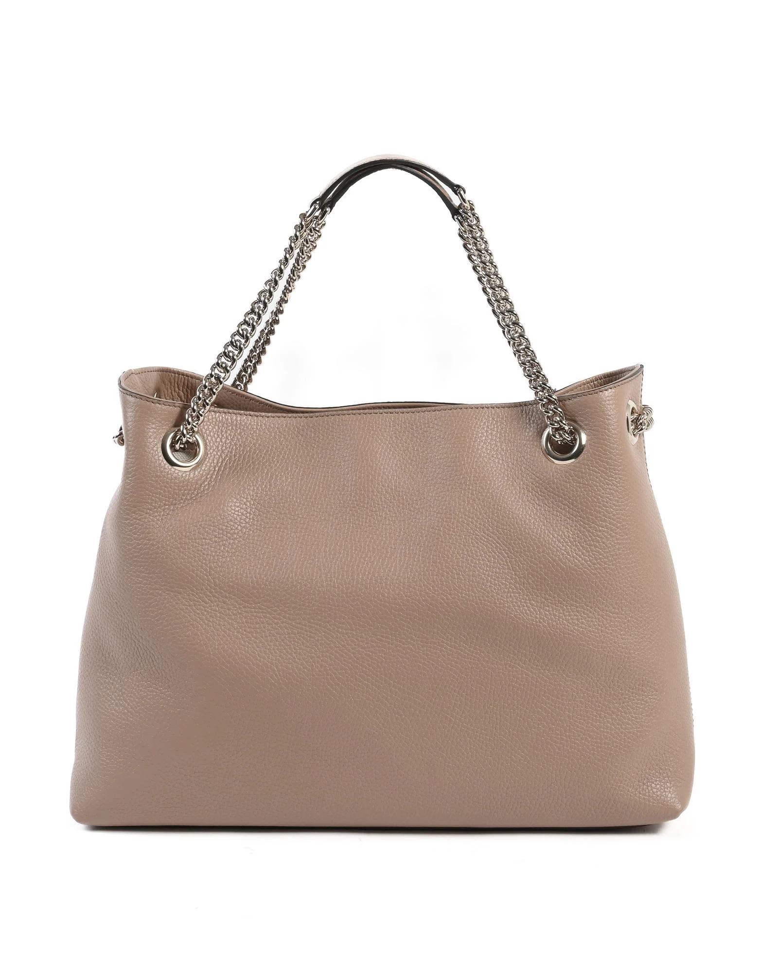 Gucci Leather Tote Bag 'Light Brown' - Image 3