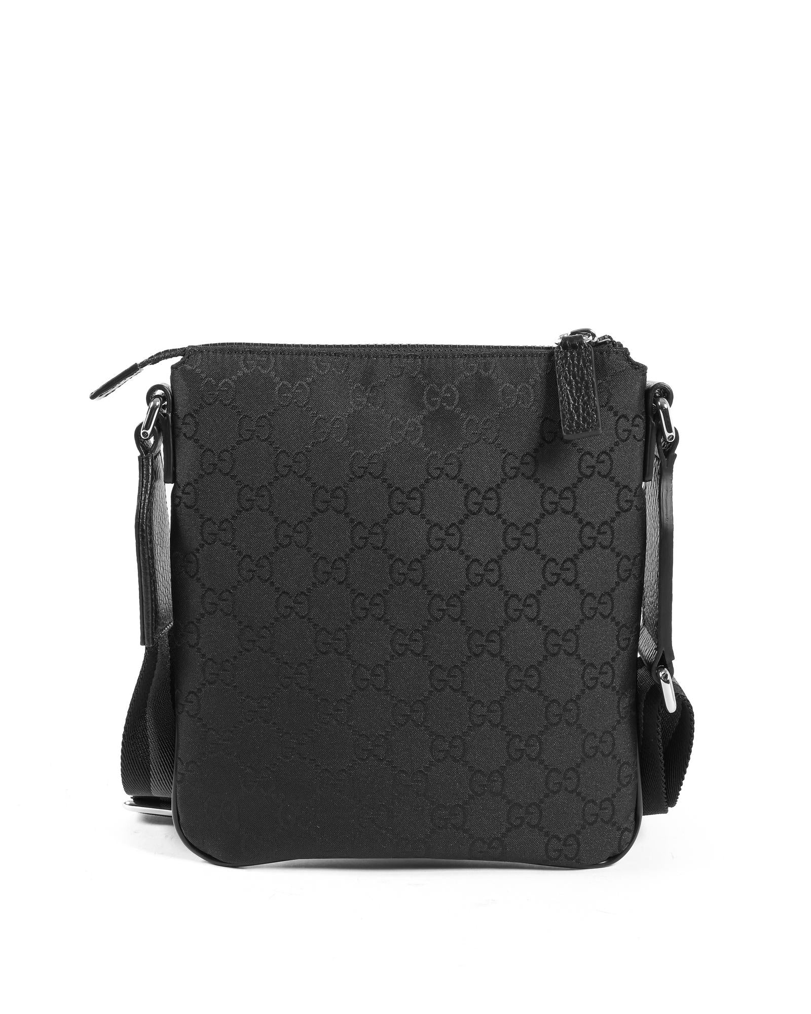 Gucci Small Nylon Messenger Bag 'Black' - Image 3