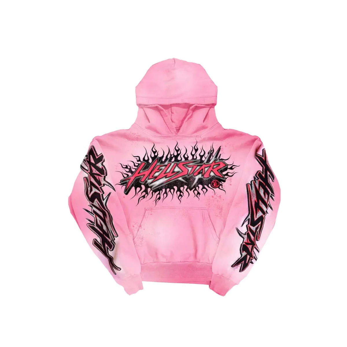 HELLSTAR Brainwashed Hoodie 'Pink' (2024)