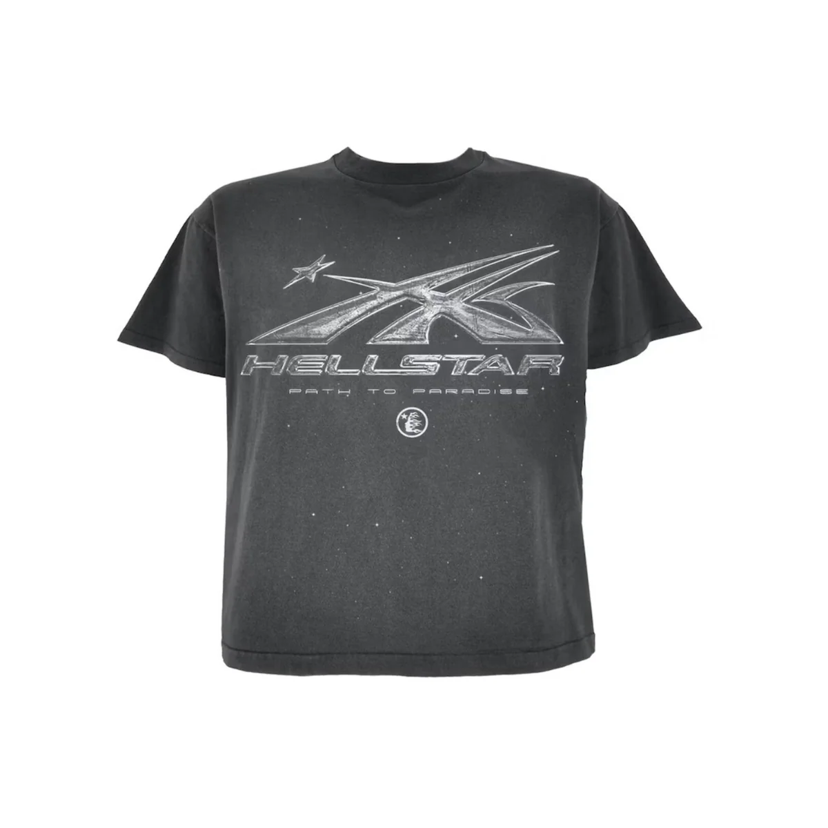 HELLSTAR Chrome Logo T-Shirt 'Black' (2024)