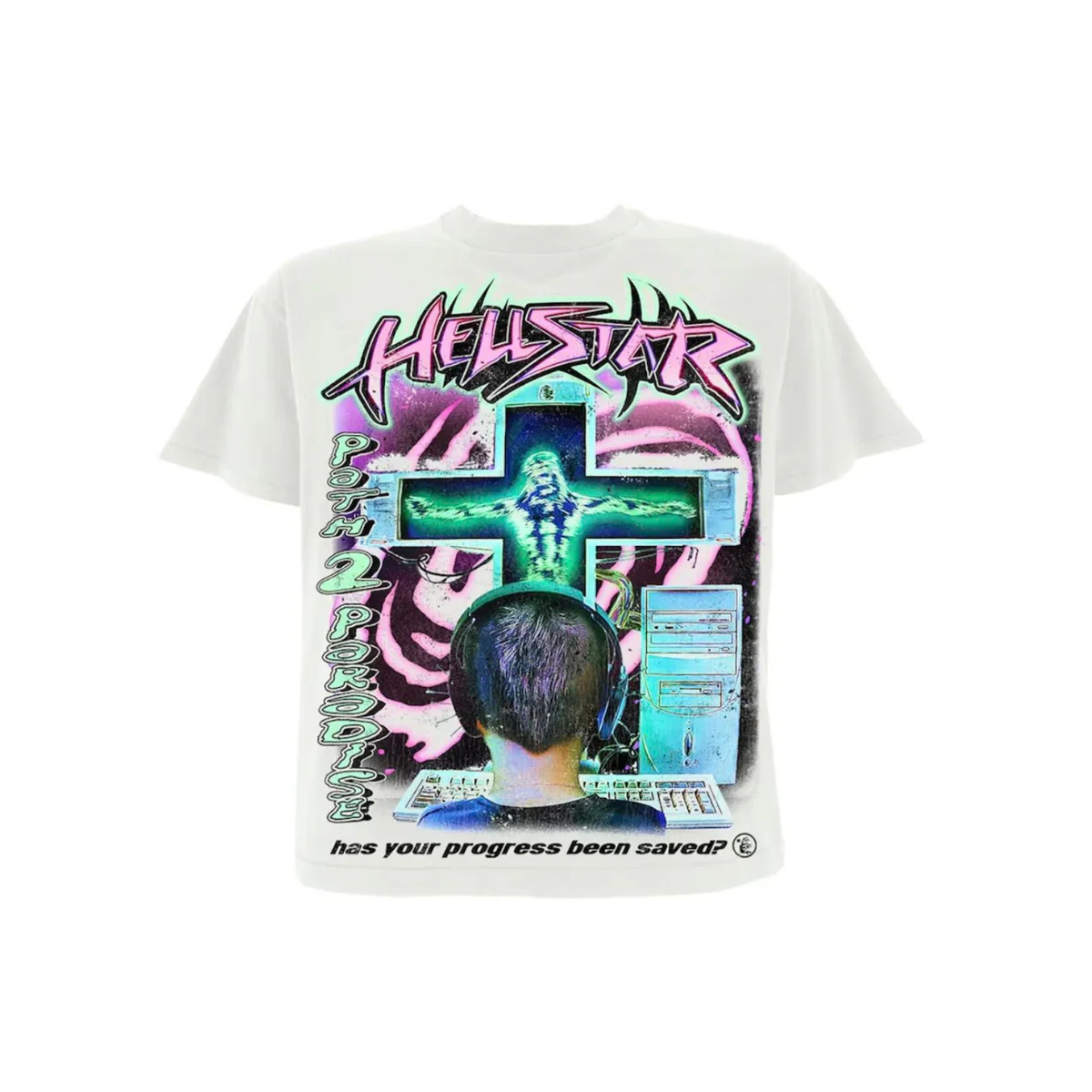 HELLSTAR Online T-Shirt 'White' (2024)