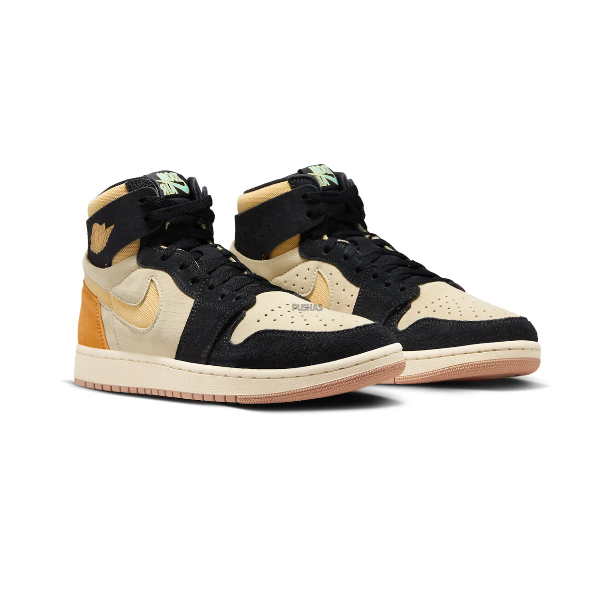Air Jordan 1 High Zoom Air CMFT 2 'Muslin Vivid Orange' (2023) - Image 2