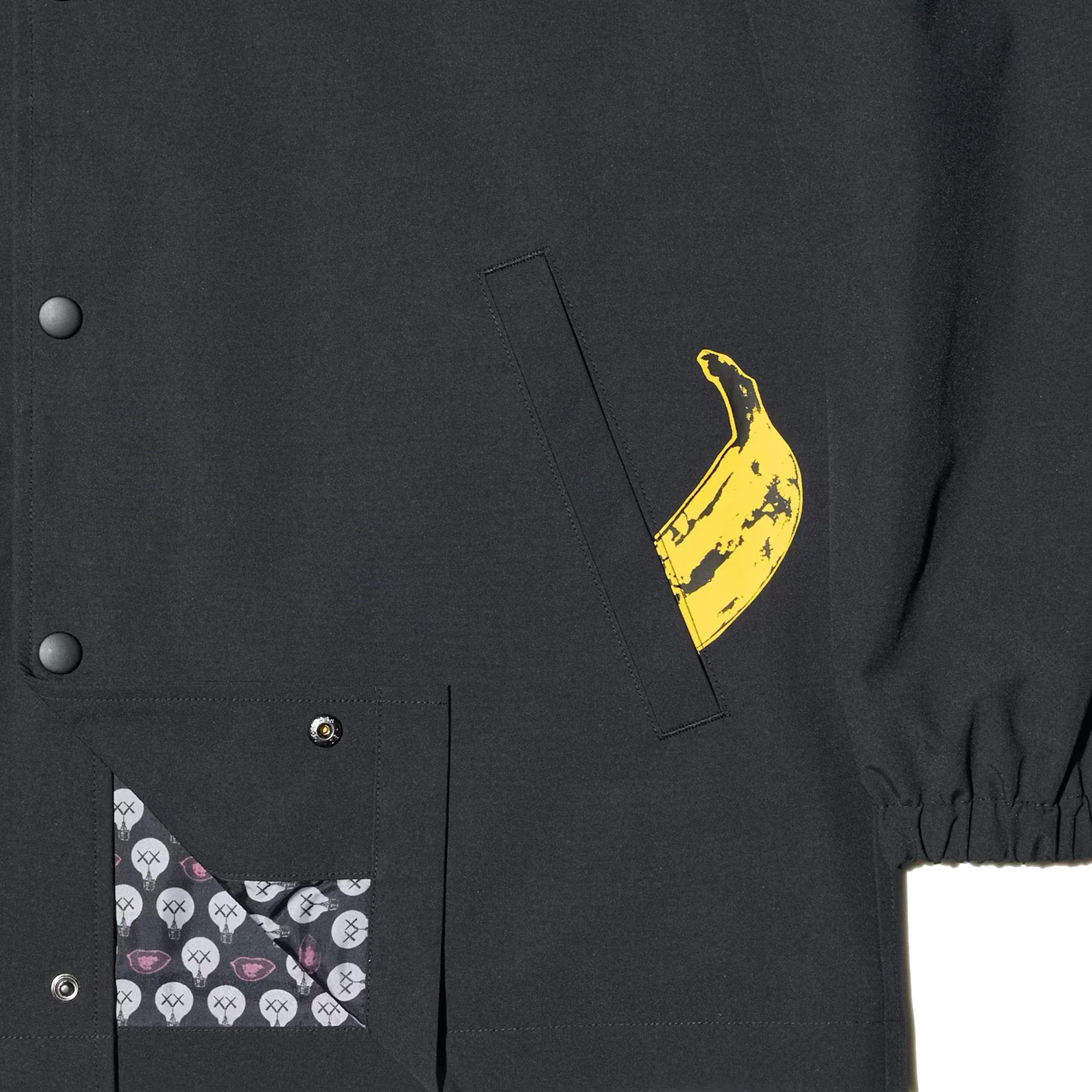 KAWS x Uniqlo Warhol Coach 474138 Jacket 'Black' (2024) - Image 4