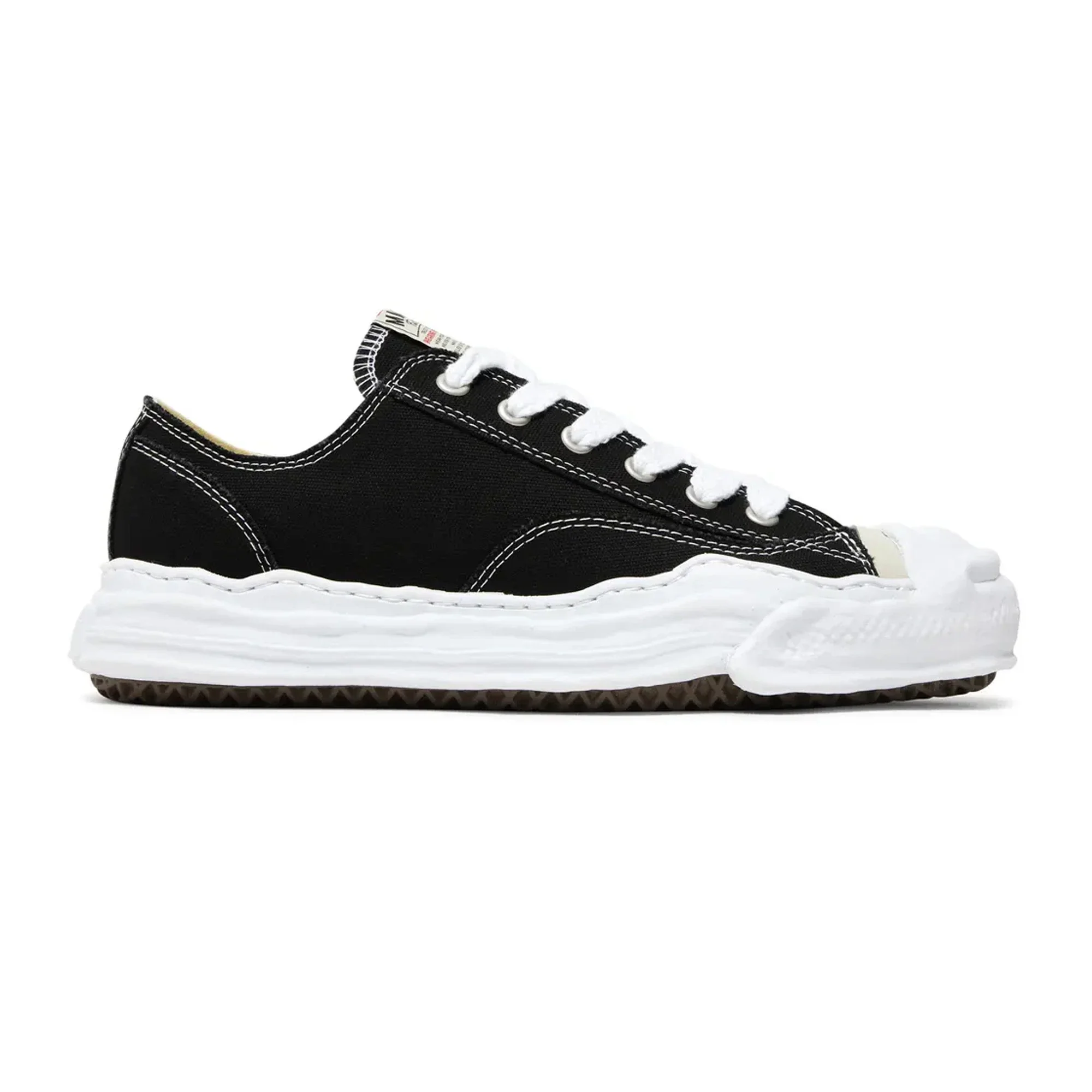 Maison Mihara Yasuhiro Hank OG Sole Canvas Low 'Black White' (2022)