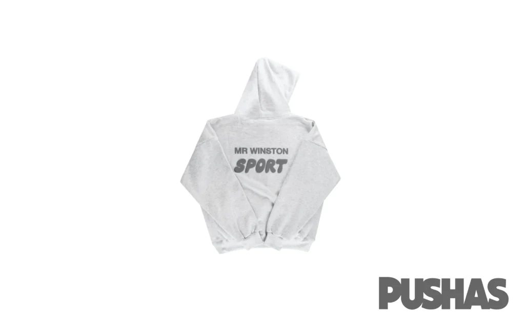Mr Winston Puff Hoodie 'Soft Grey' (2022) - Image 2