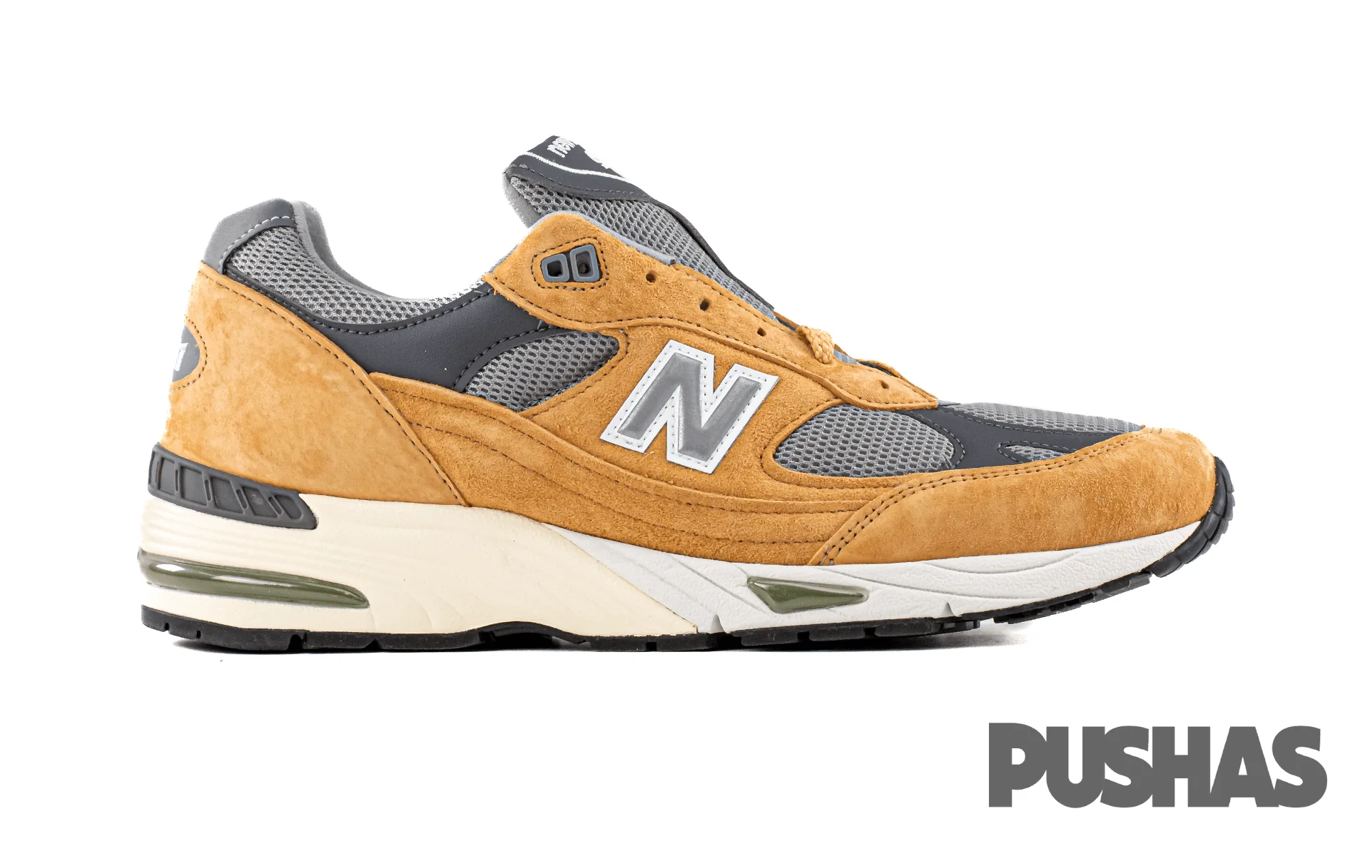 New Balance 991 'MiUK Tan Grey Dark Grey' (2022) - Image 2
