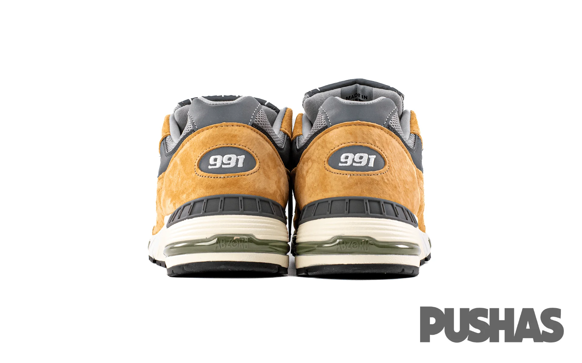 New Balance 991 'MiUK Tan Grey Dark Grey' (2022) - Image 5