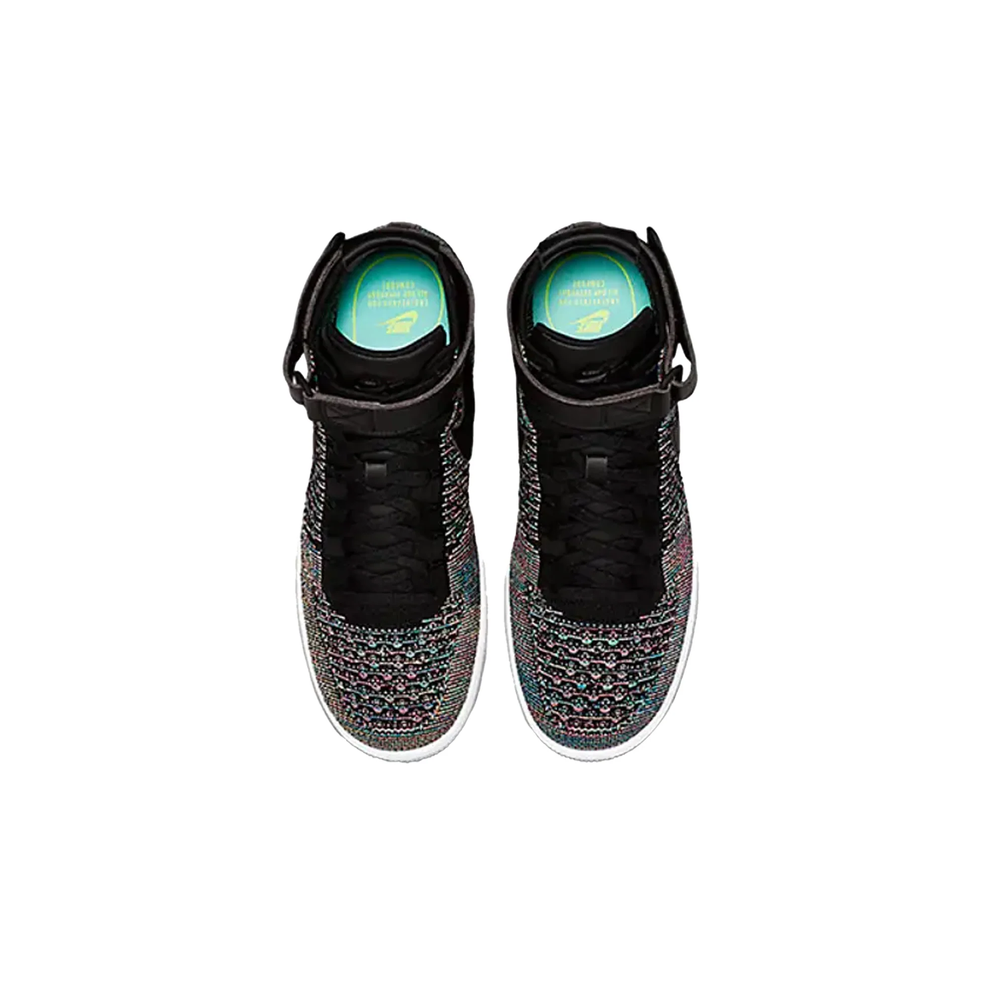 Nike Air Force 1 Mid Flyknit 'Multi-Color Black' (2016) - Image 5