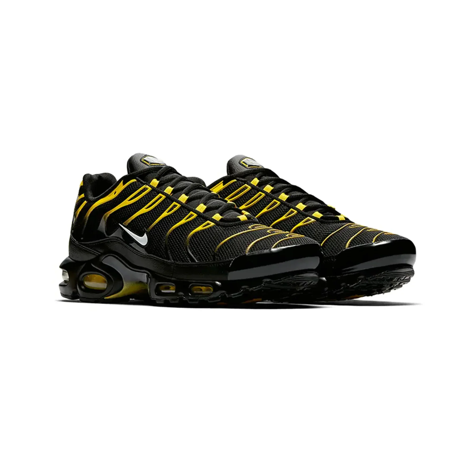 Nike Air Max Plus 'Black White-Vivid Sulfur' - Image 2