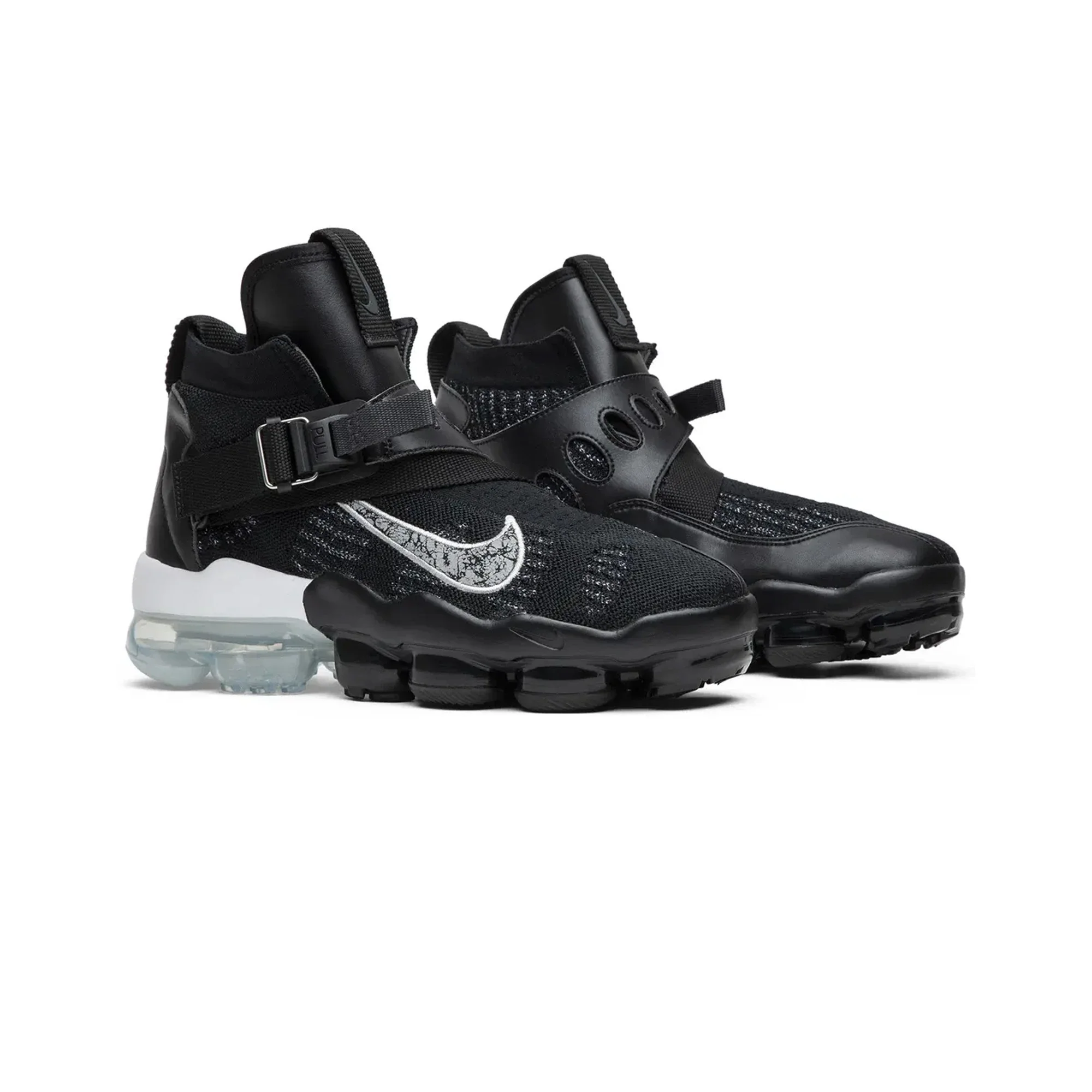 Nike Air VaporMax Premier Flyknit 'Black Metallic Silver' (2018) - Image 2