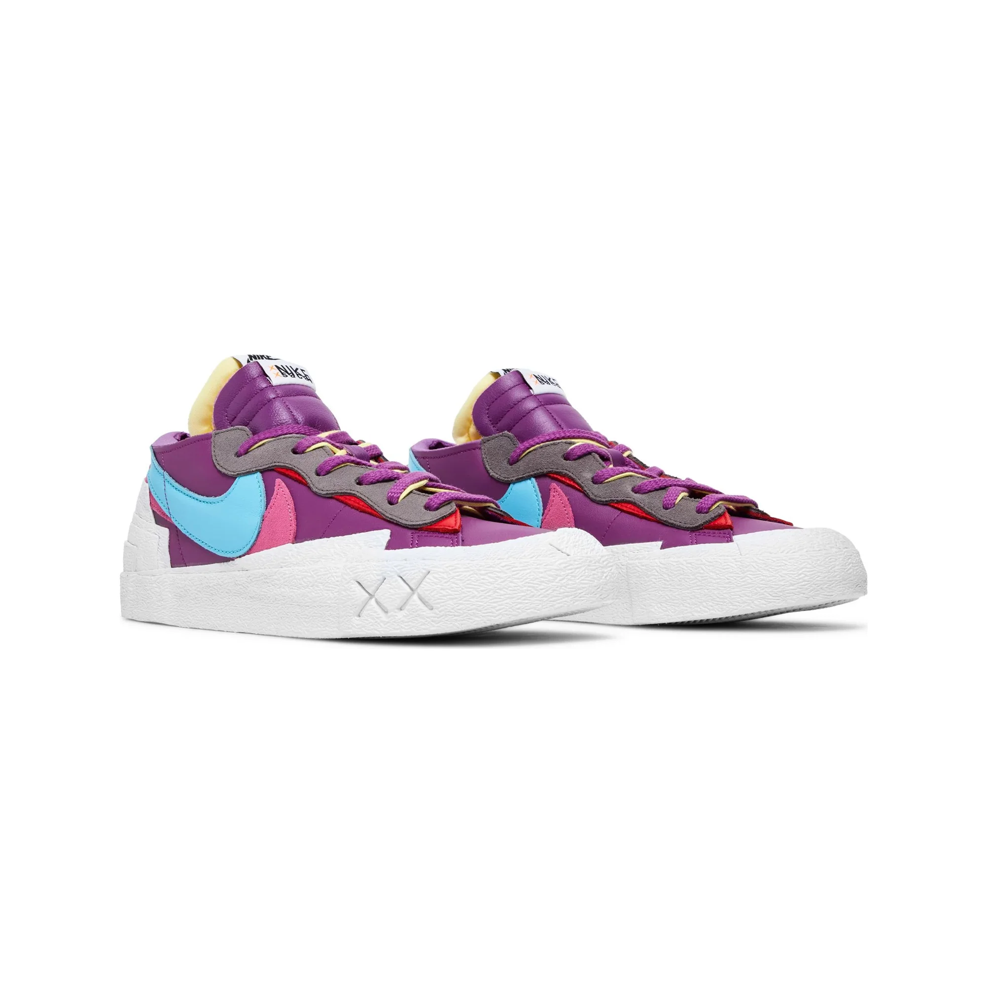 Nike Blazer Low Sacai KAWS 'Purple Dusk' (2021) - Image 2