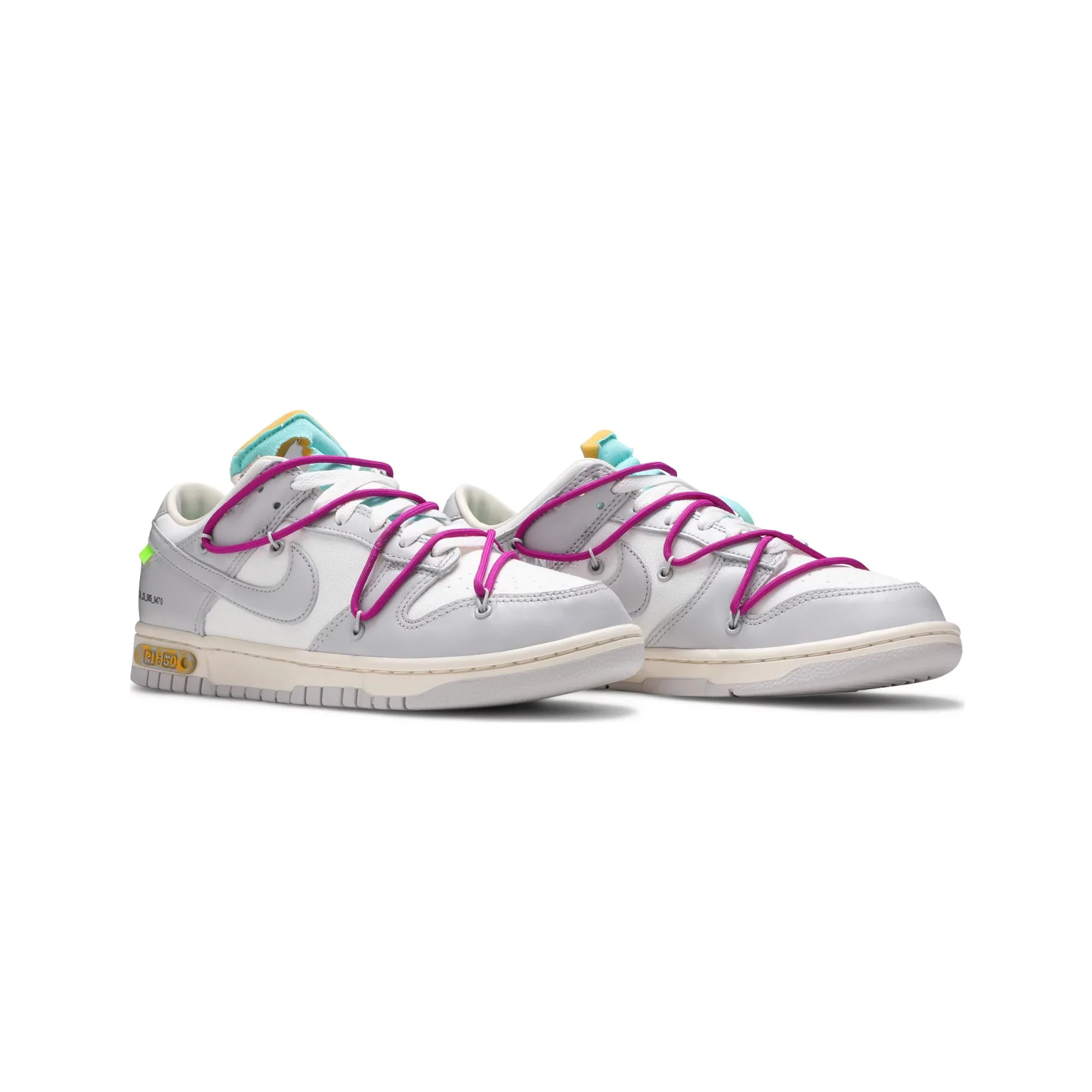 Nike Dunk Low' Off-White Lot 45' (2021) - Image 2