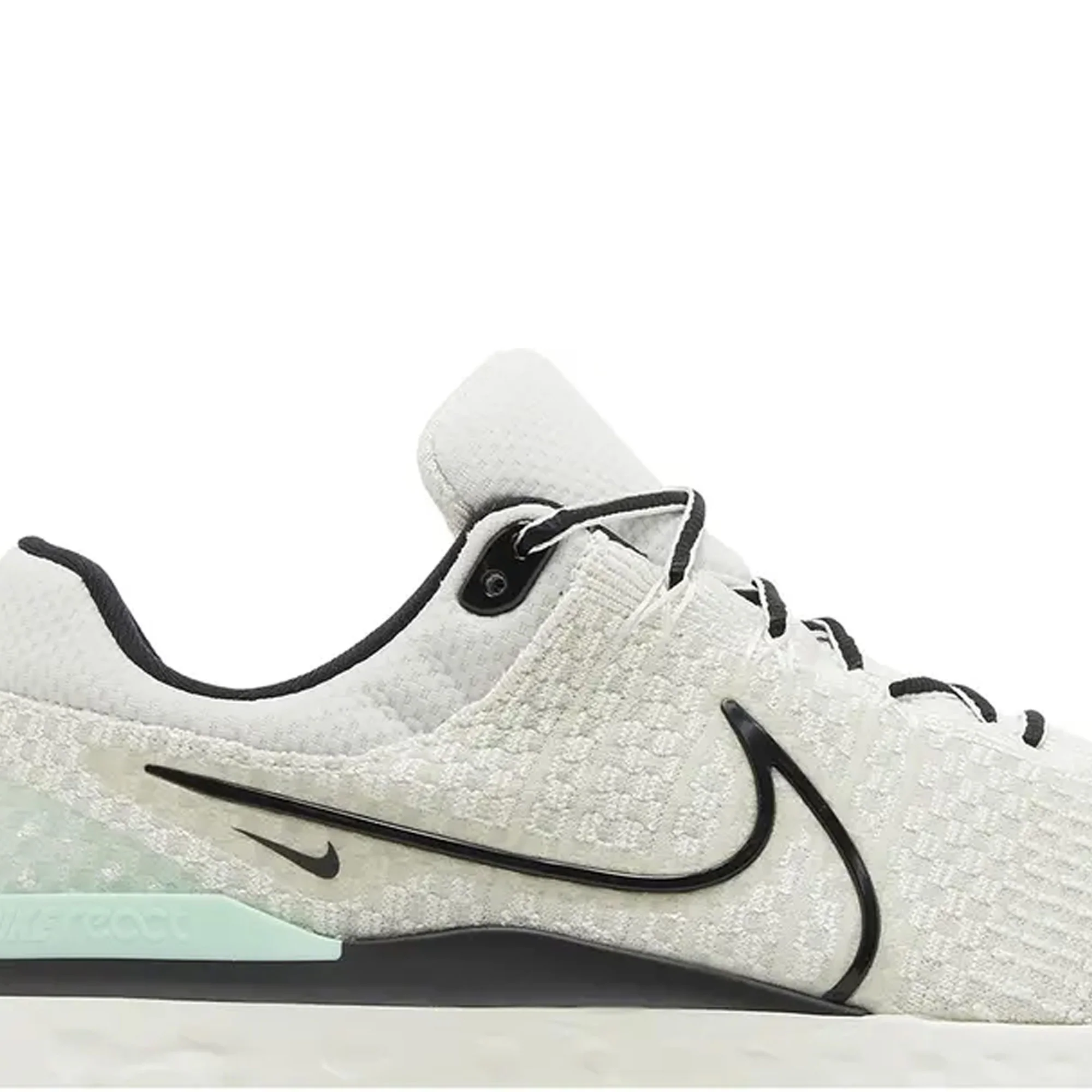 Nike React Infinity Run Flyknit 3 'Phantom Black Mint' (2022) - Image 6